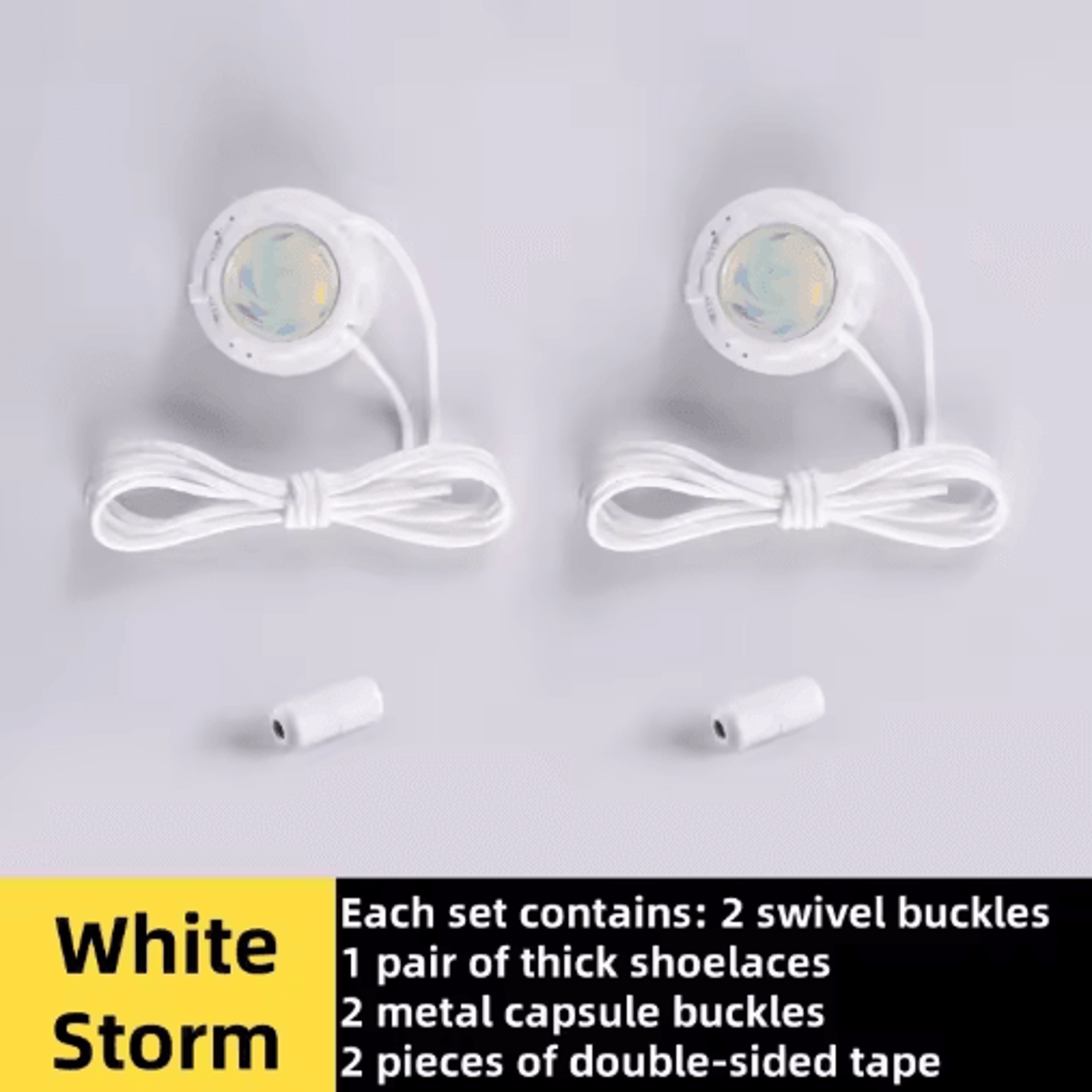 Automatic NoTie Shoelaces With Swivel Buckle  EasyInstall Elastic Laces For Sneakers 9