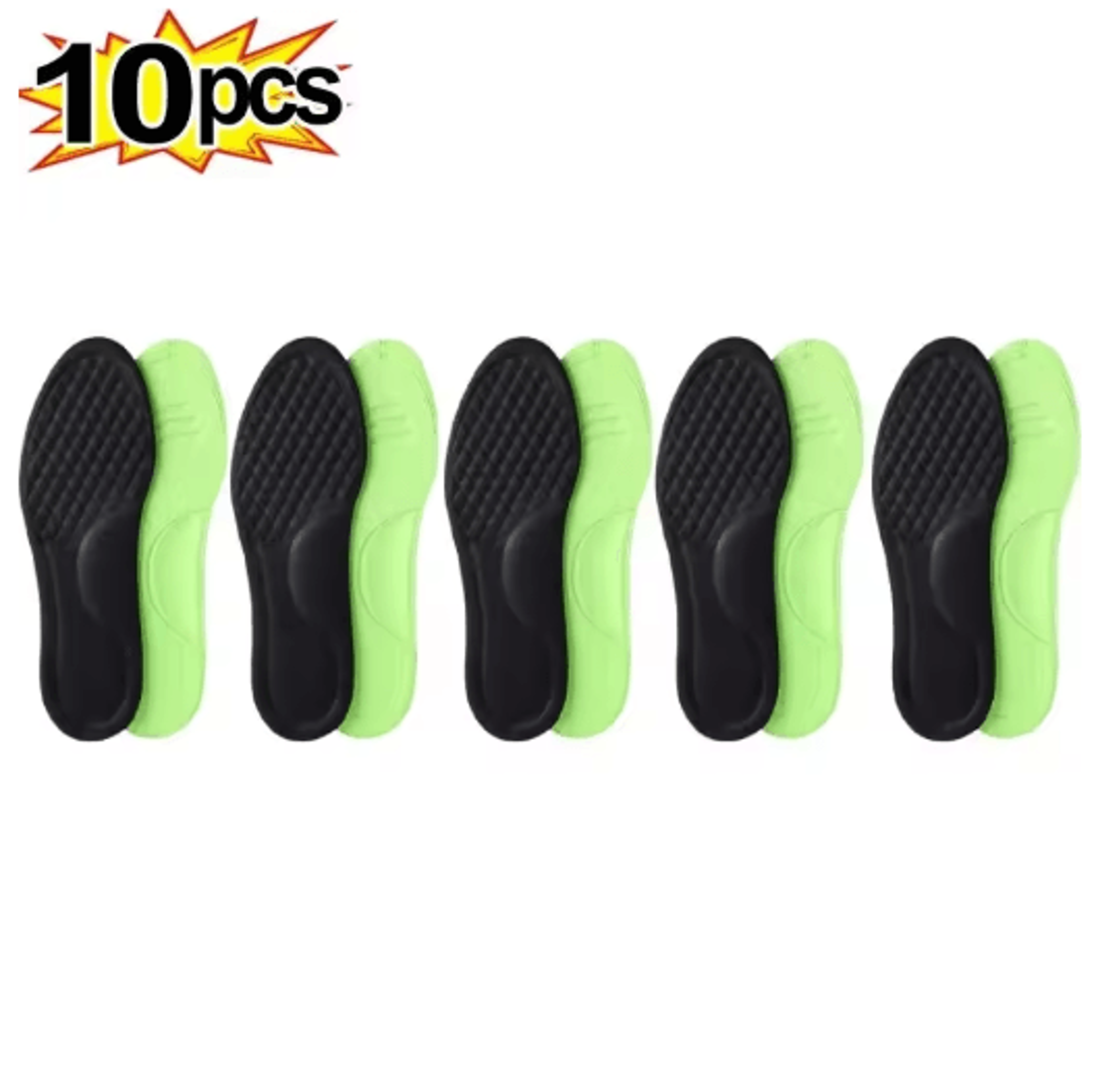 Soft Memory Foam Orthopedic Insoles  Deodorizing SweatAbsorbing Comfort 210 PCS 2