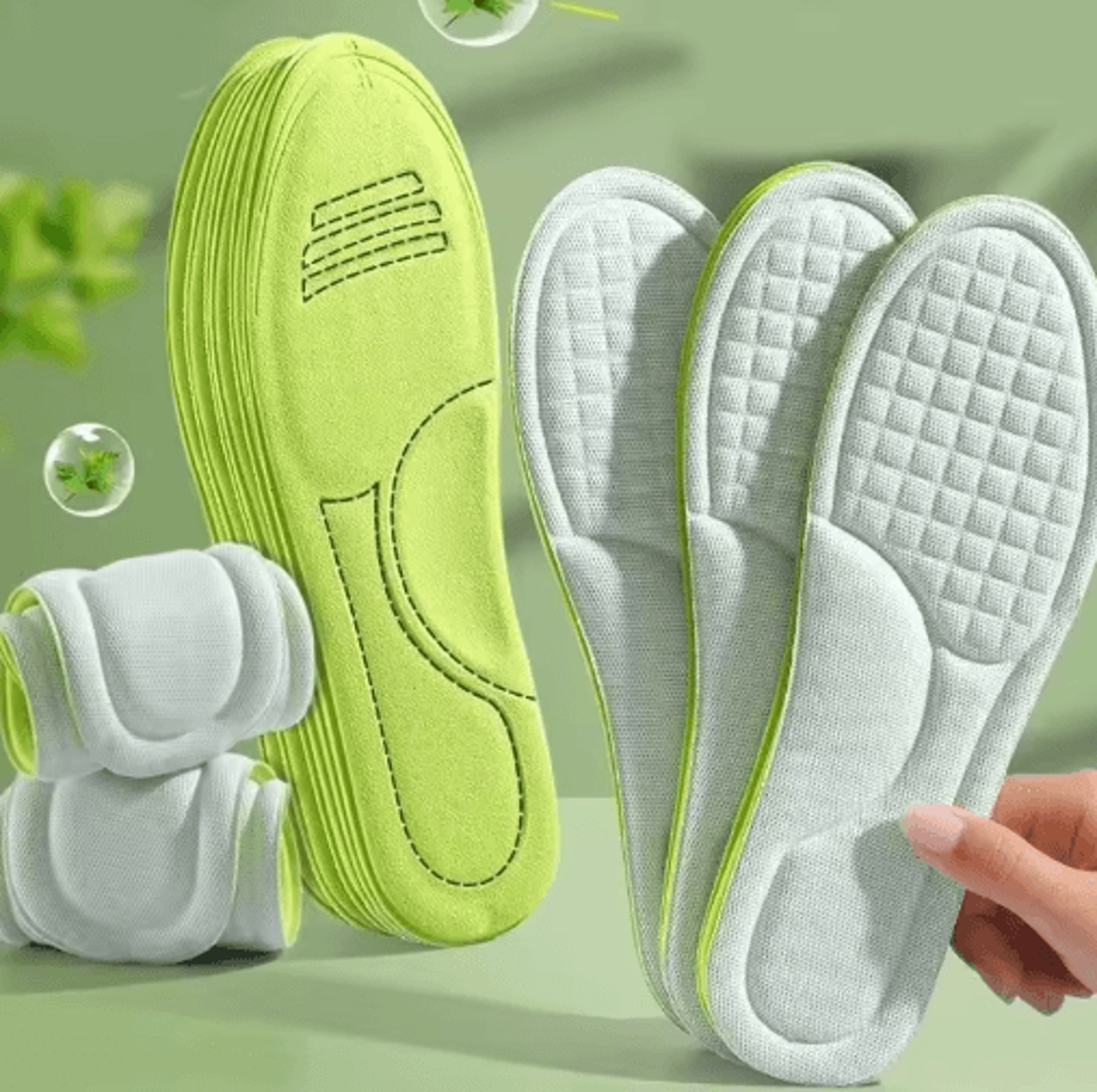 Soft Memory Foam Orthopedic Insoles  Deodorizing SweatAbsorbing Comfort 210 PCS 0