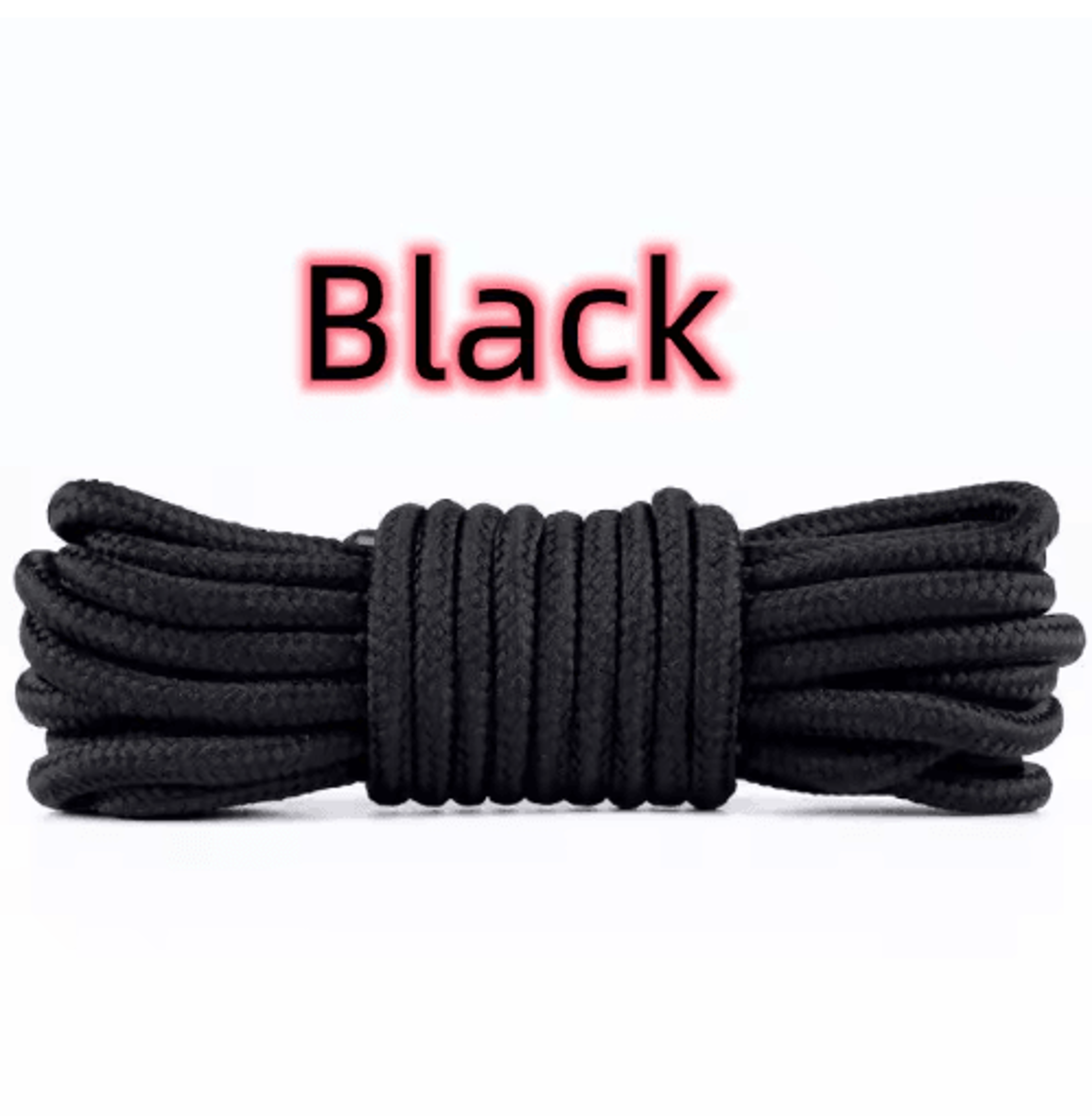 Round Polyester Shoelaces For Boots  Sneakers  Durable Lace Strings 1 Pair  2 Pcs 11