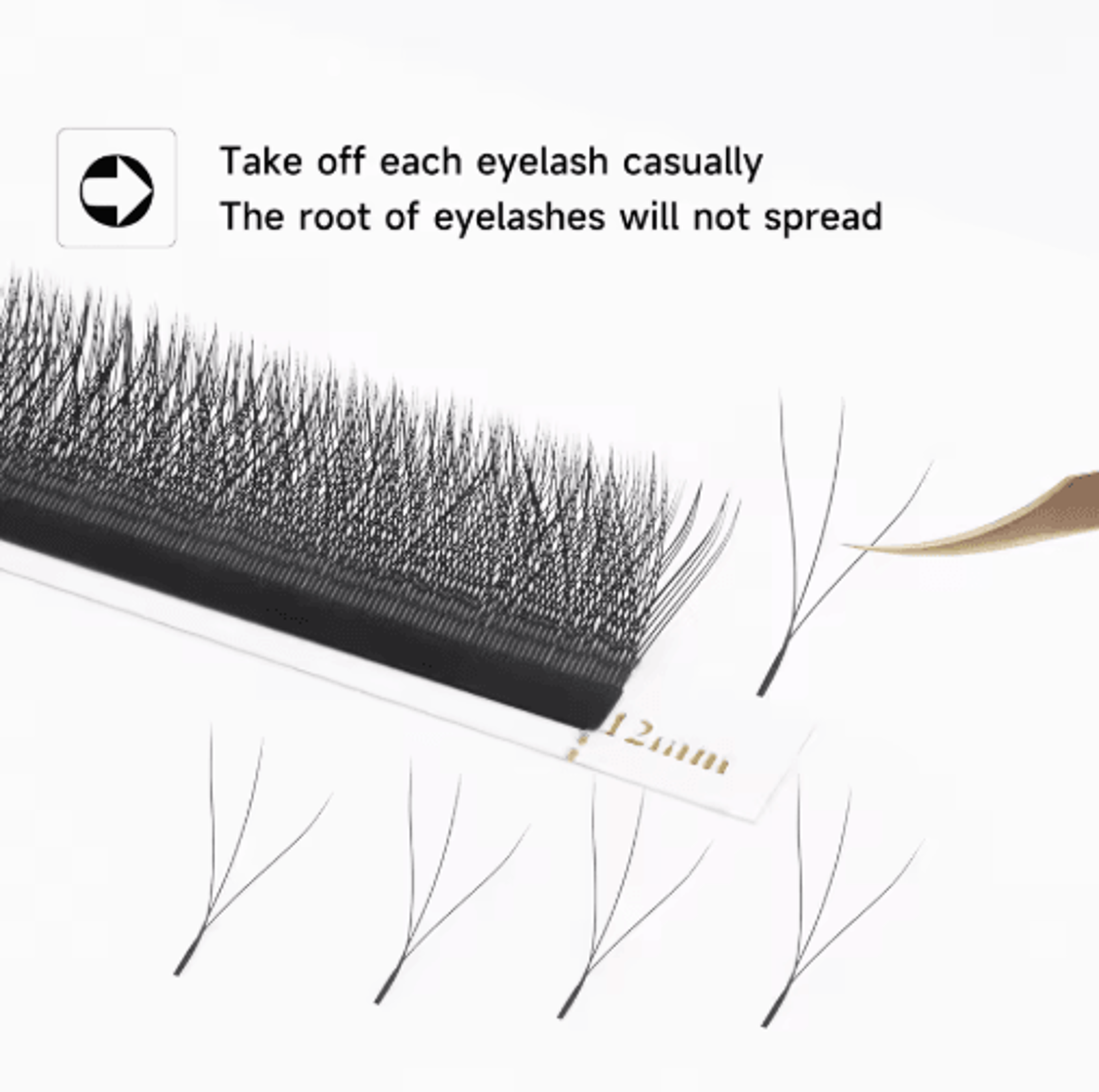 XIUSUZAKI W Shaped Bloom Premade Fan Lash Extensions 2D To 8D YY Style 10