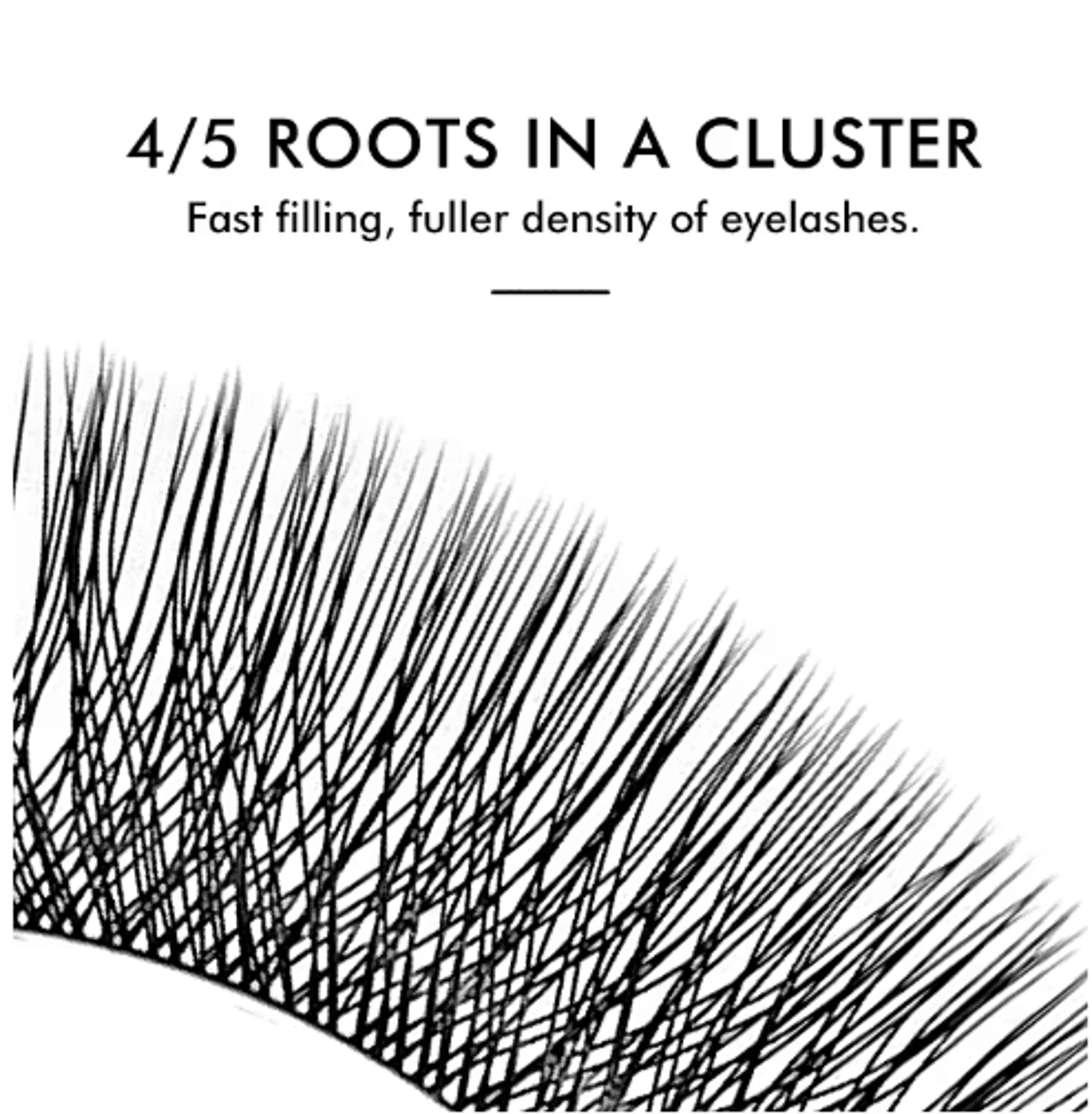 NATUHANA WShaped 4D5D Premade Volume Lash Extensions  Soft Natural Faux Mink 8