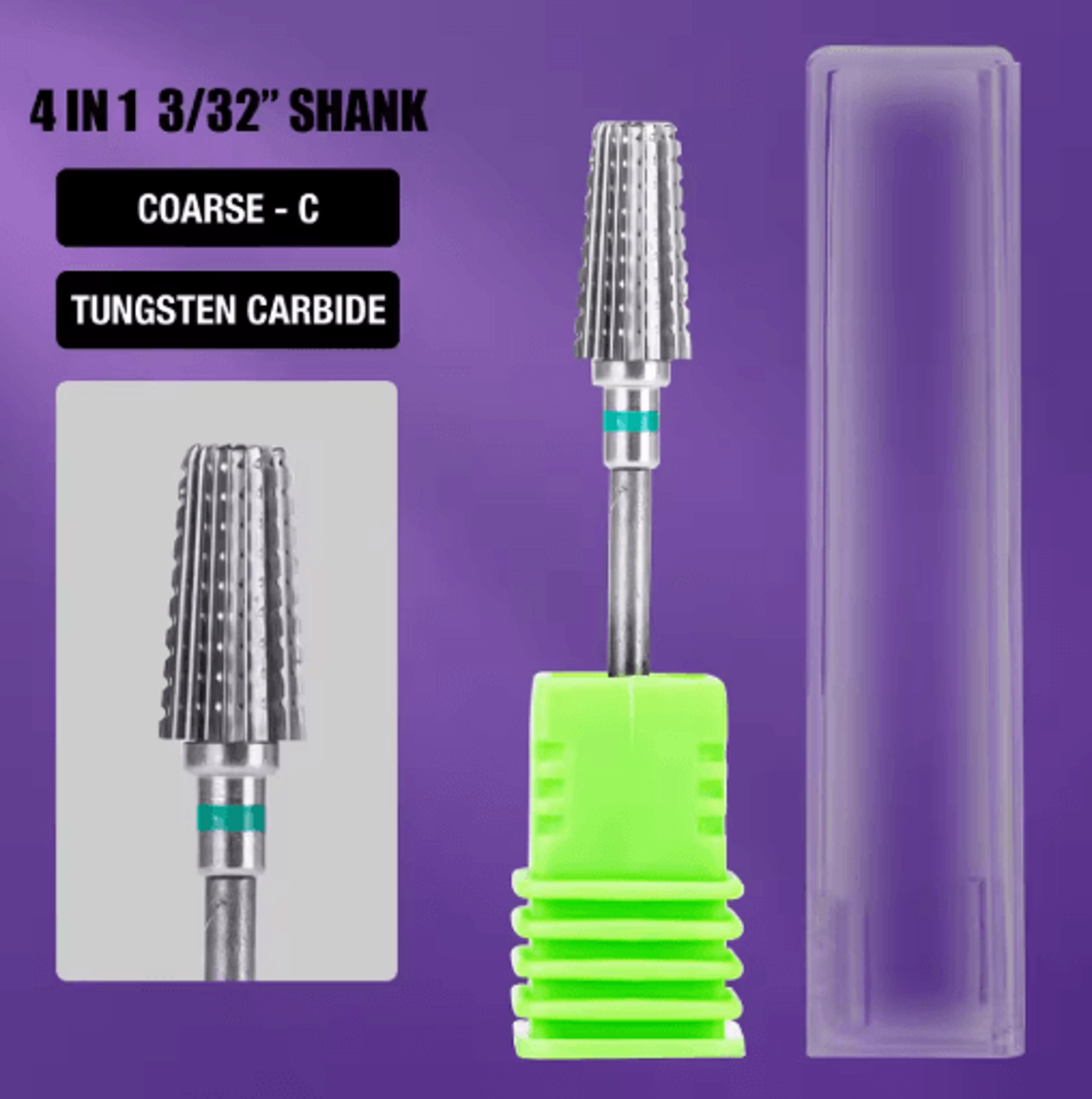Professional Rotary Nail Drill Bit For Manicure And Pedicure Precision Burr Cutter 10