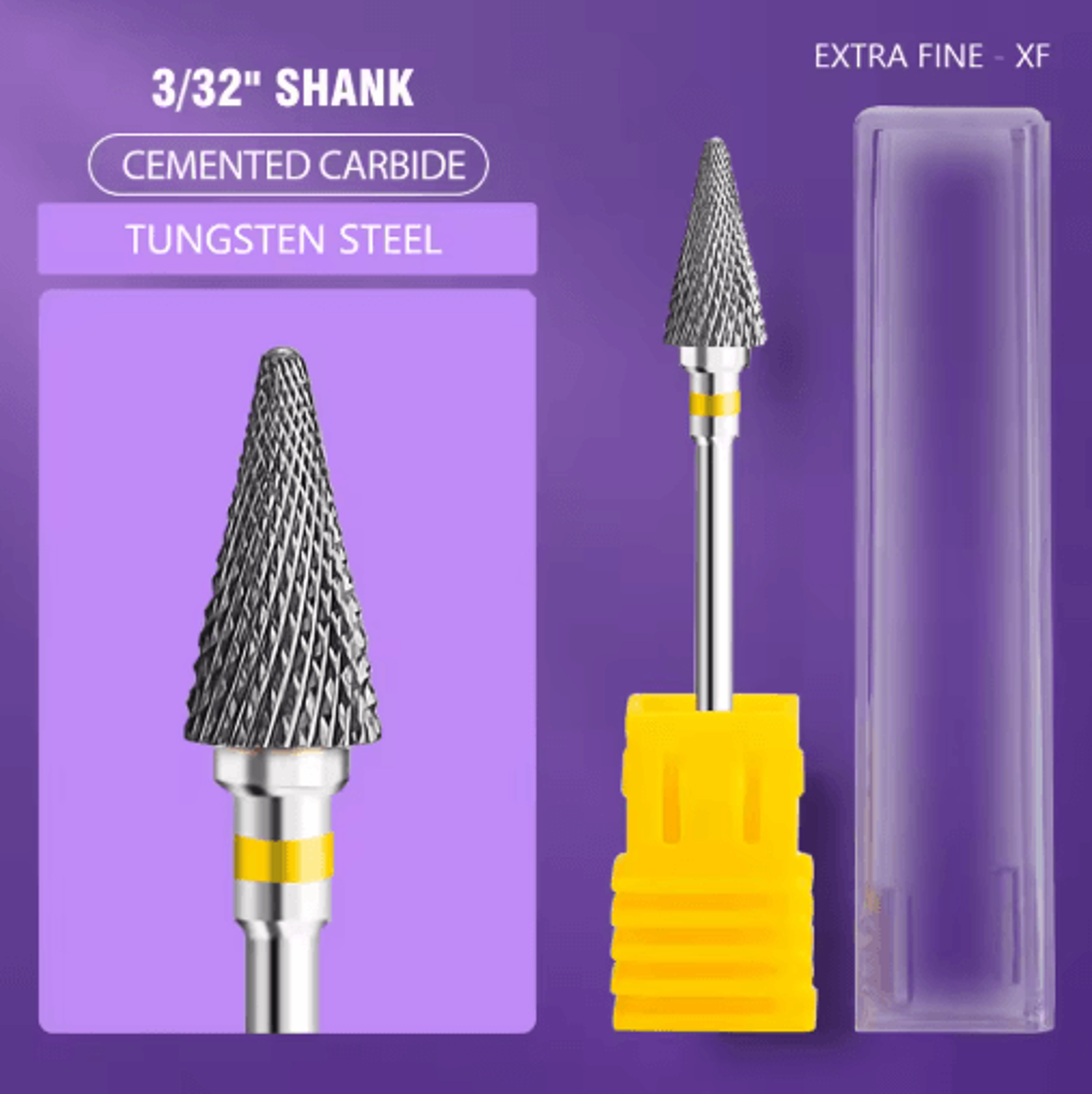 Professional Rotary Nail Drill Bit For Manicure And Pedicure Precision Burr Cutter 19