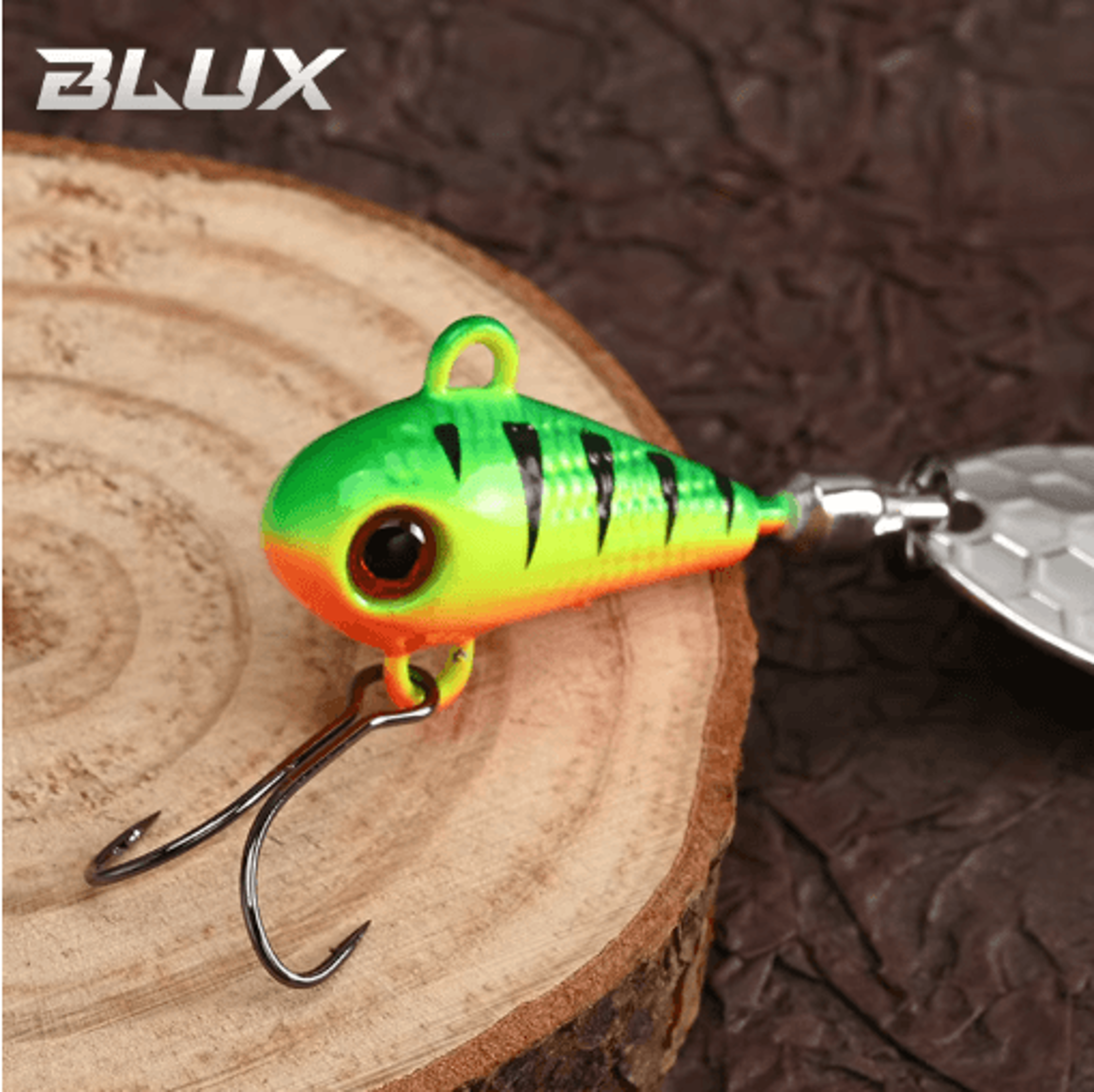 BLUX Spintail Metal Fishing Lure Mag Tail Spinner Shad Vib Jig 45g 7g 11g 9