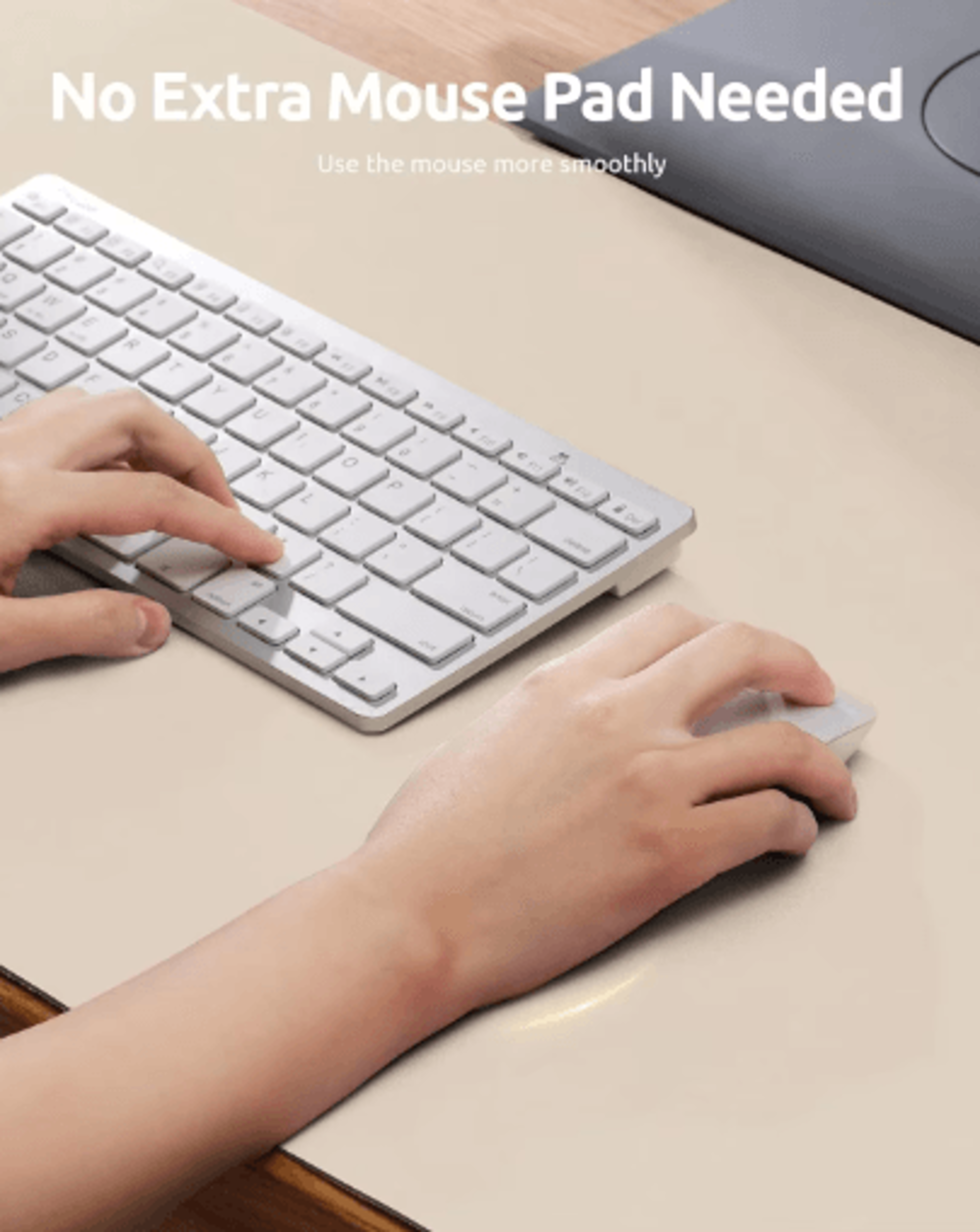 Large PU Leather Desk Pad Protector Non Slip Office Desk Mat For Laptop And Mouse 19