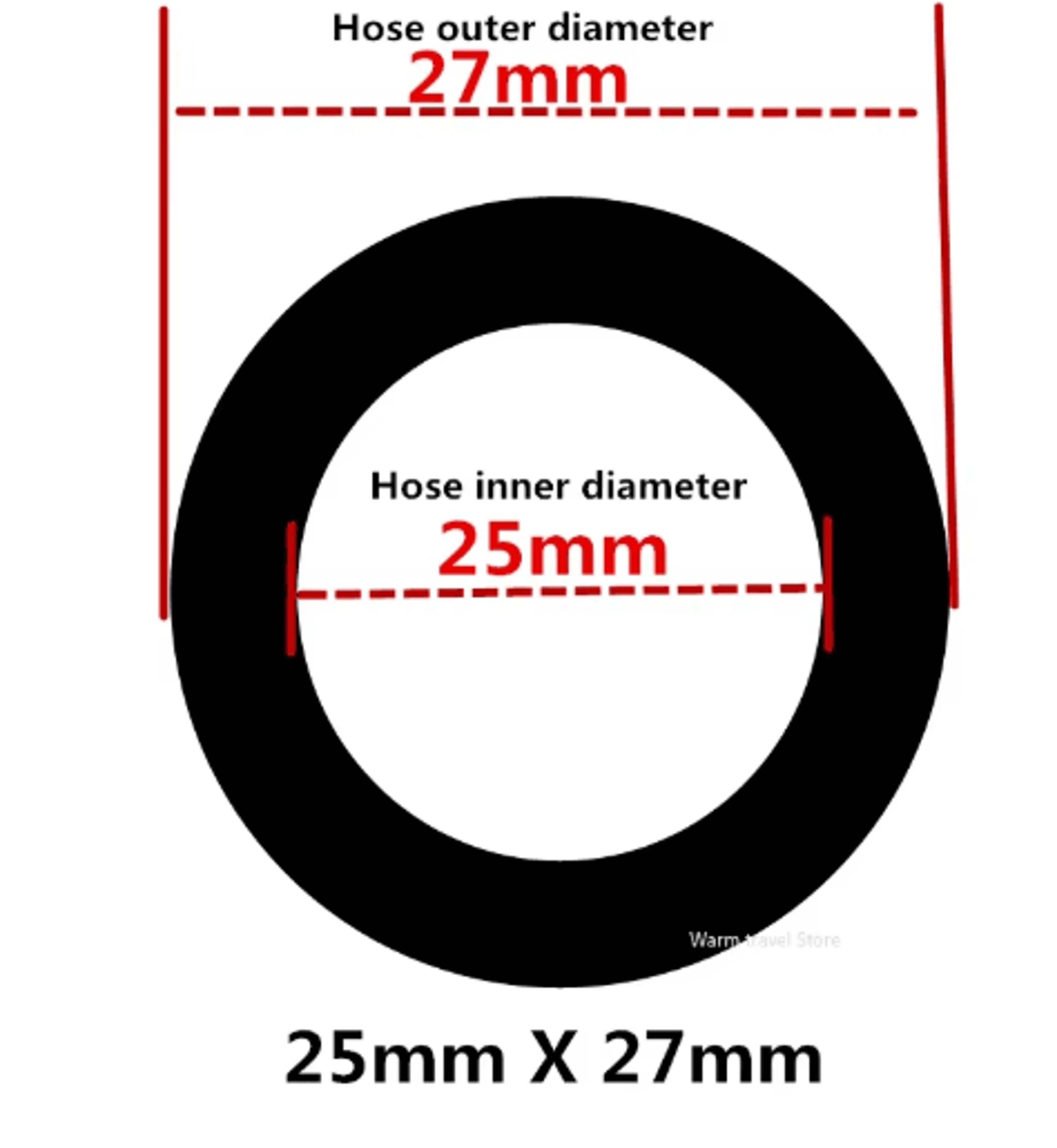 Transparent FoodGrade PVC Hose Pipe 412mm For Aquarium Pump  General Use 13