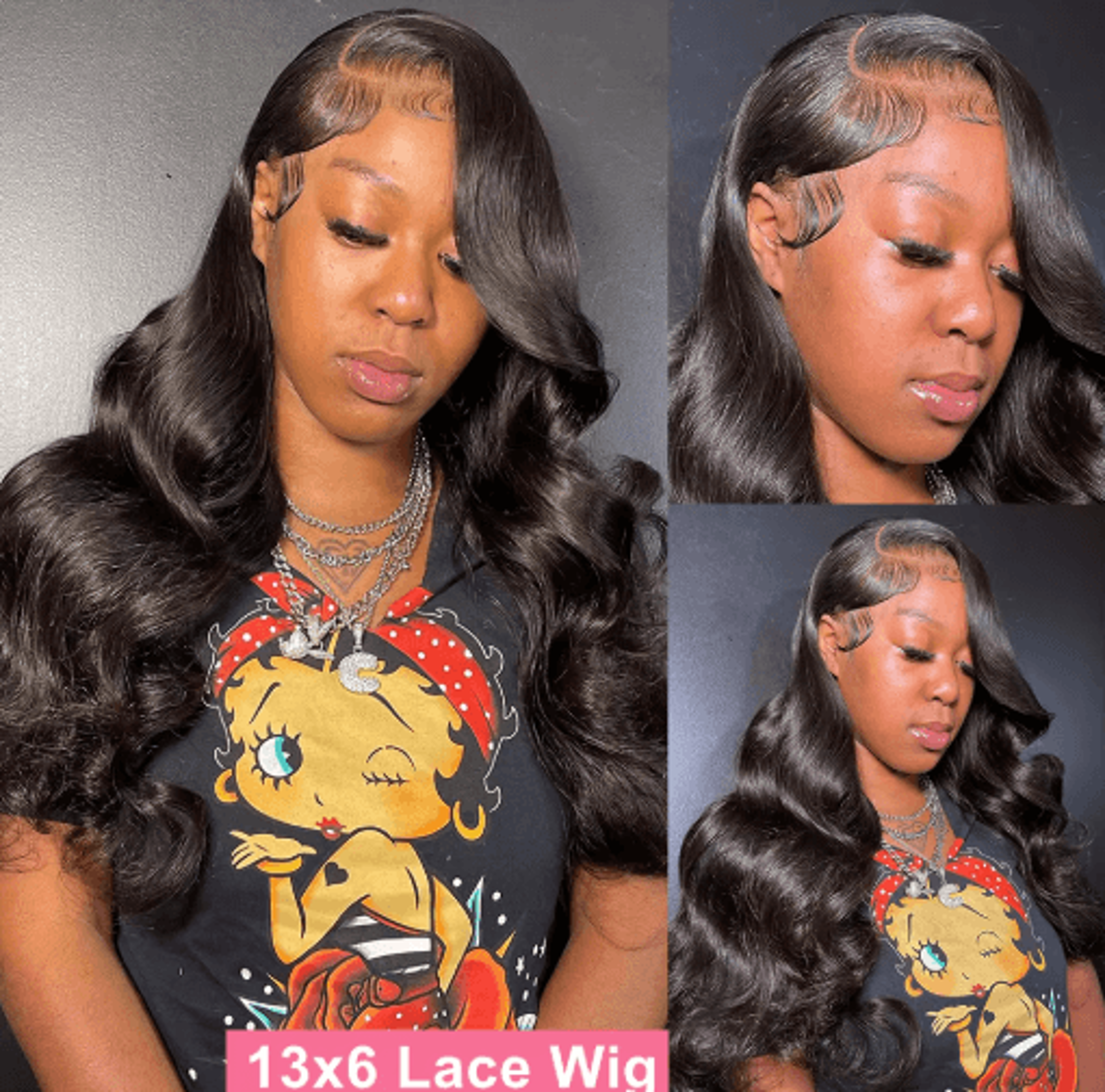 3040 Inch 360 Full Lace Body Wave Human Hair Wig With HD Lace Frontal  Closure Options 3