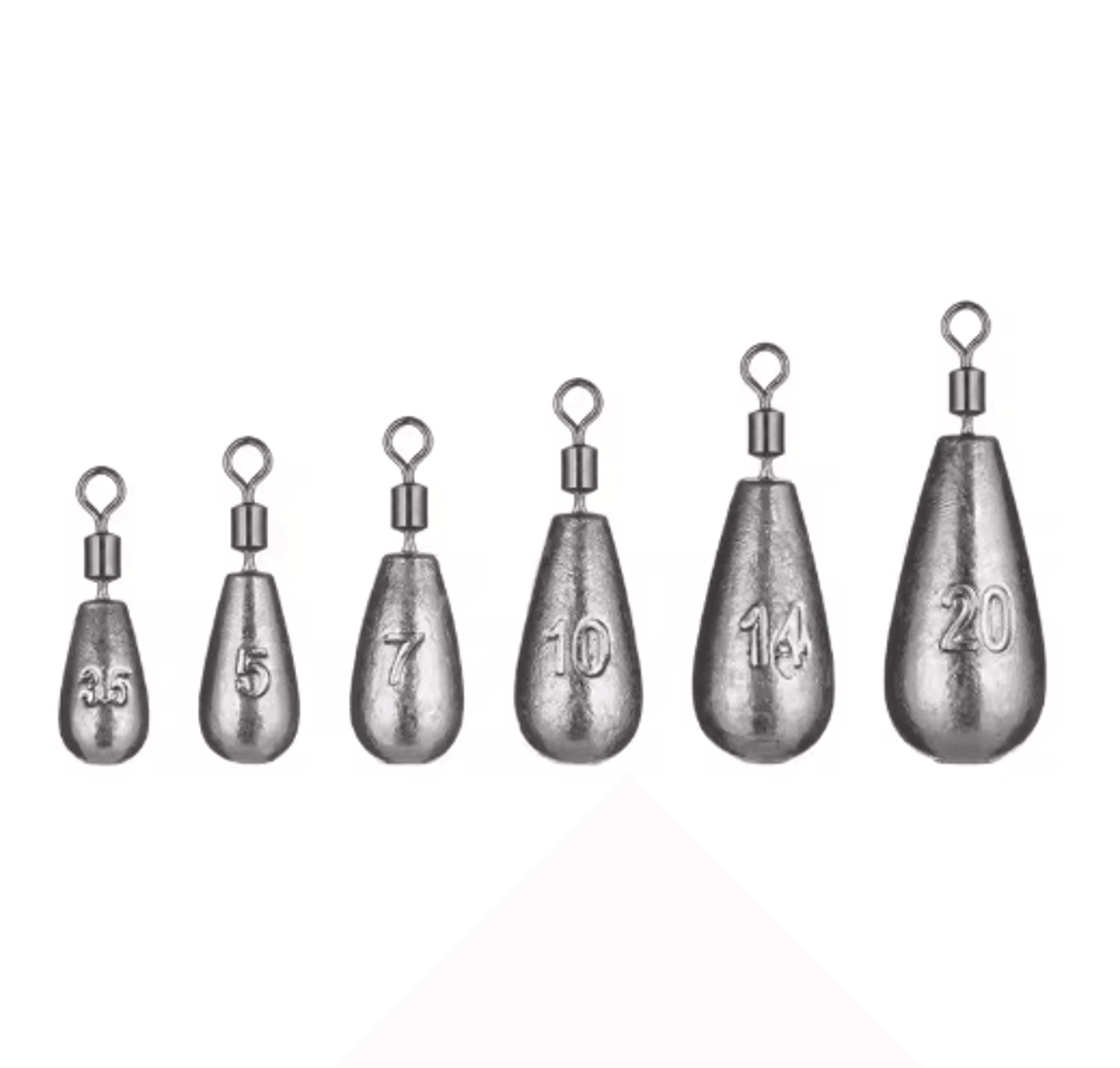 Water Drop Fishing Sinker Set 5pcs 35g 20g Carp Fishing Weights And Tackle Accessories 15