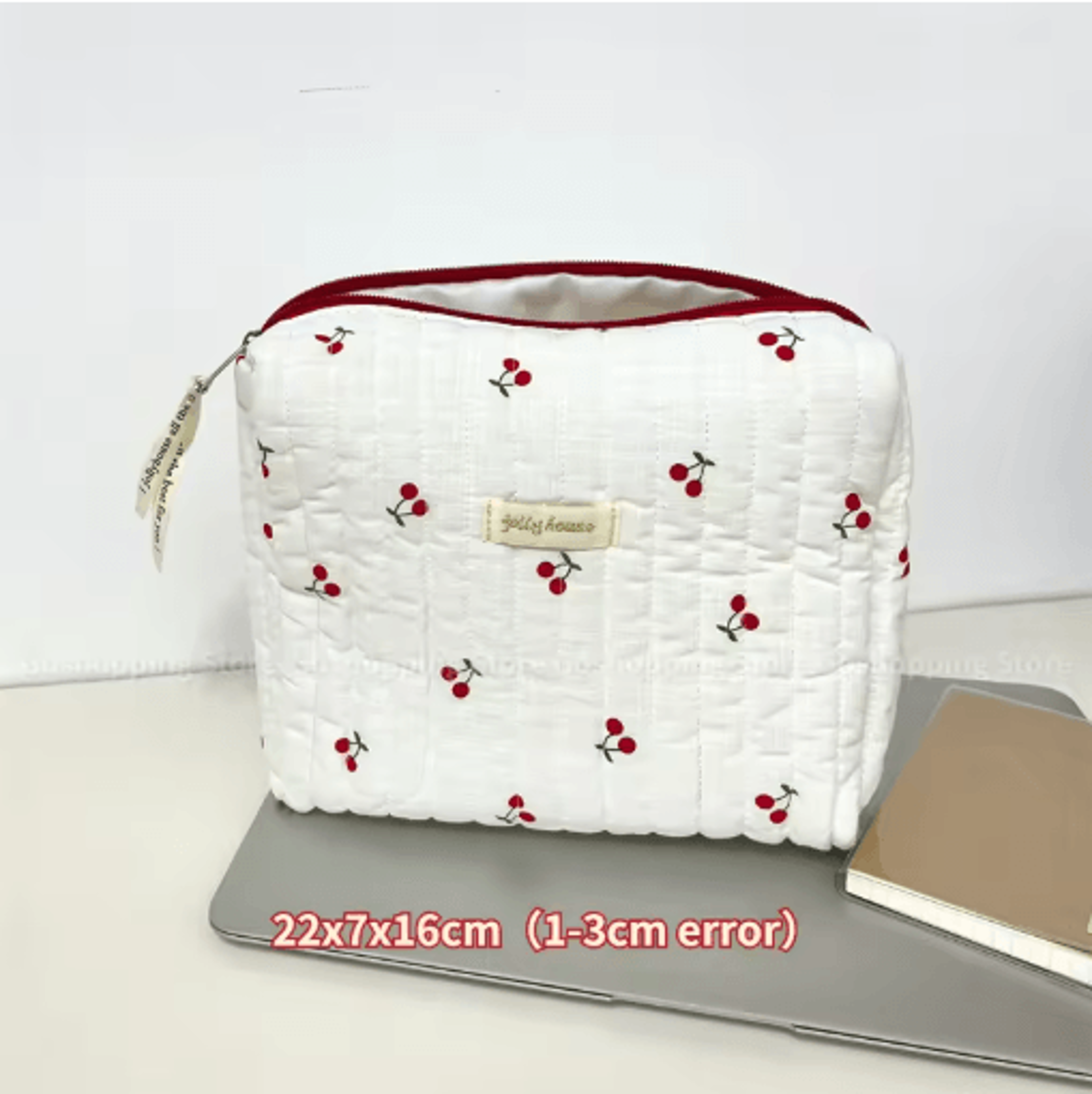 Large Capacity Womens Cosmetic Bag Zippered Travel Clutch And Small Storage Handbag 12