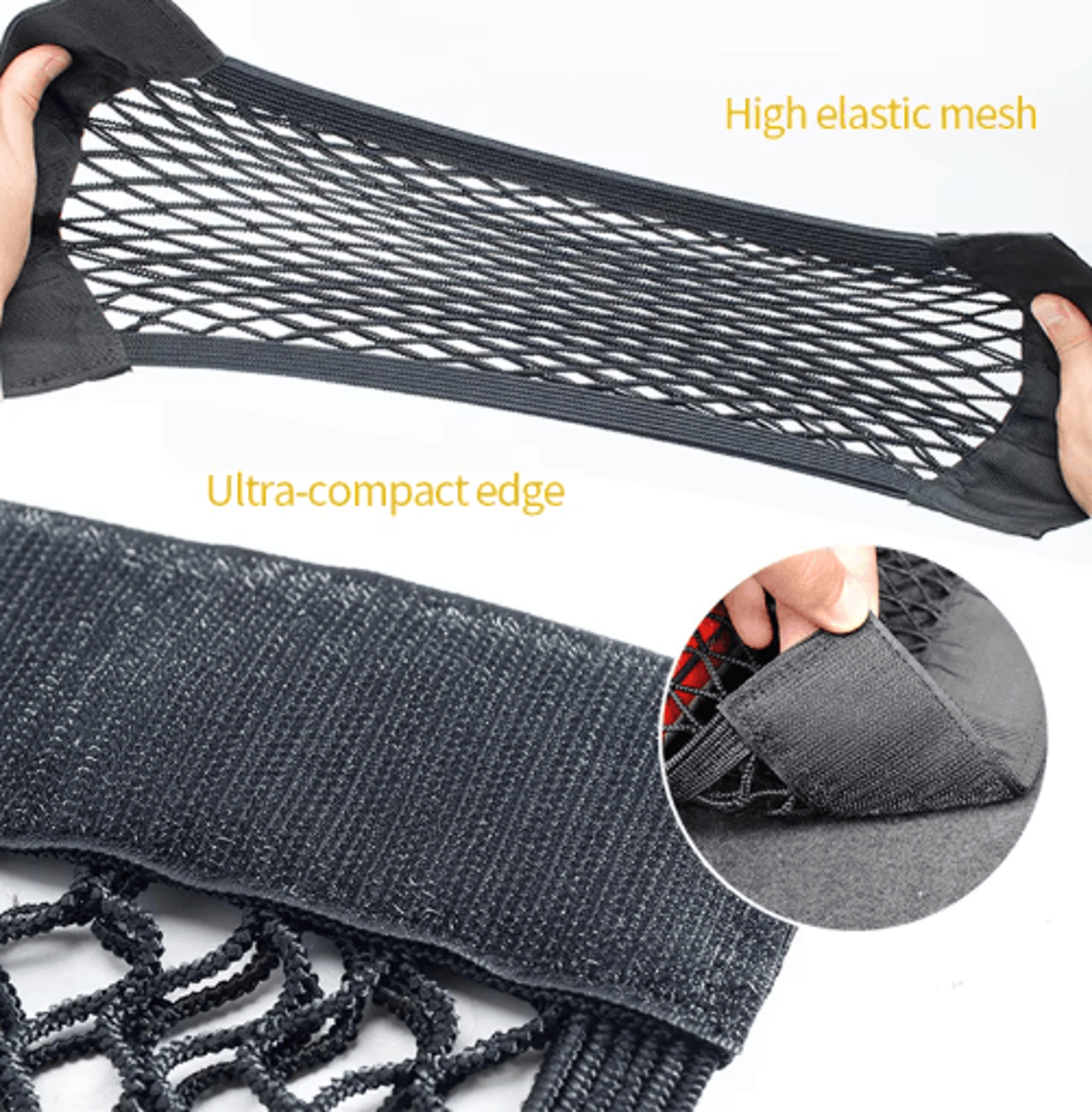 Elastic Car Trunk Storage Net Organizer  Nylon Mesh Luggage Holder For SUV  Sedan 6