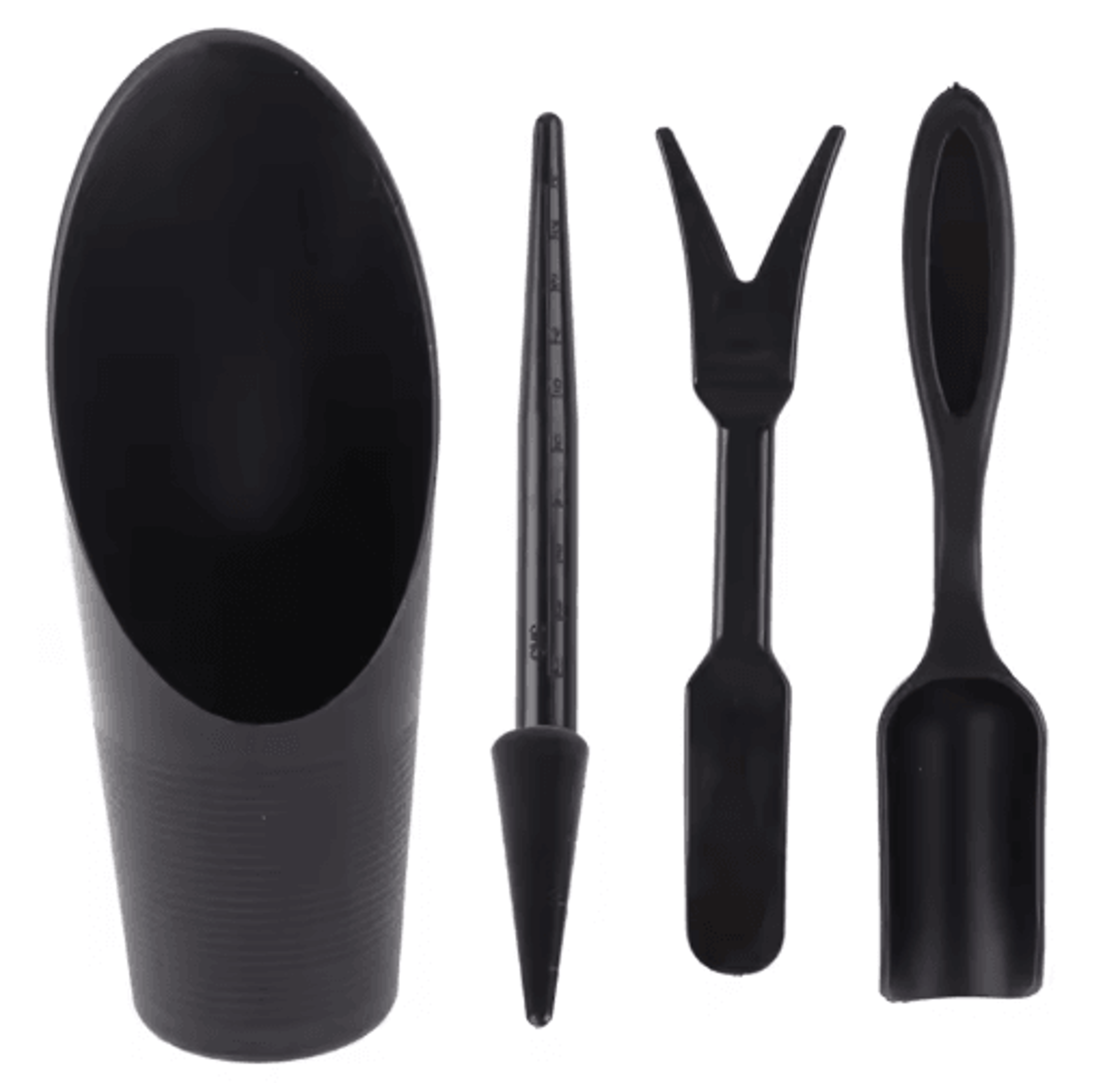 4Piece Garden Planter Tool Kit  Mini Sowing Shovel  Spoon Set For Succulents And Bonsai 1