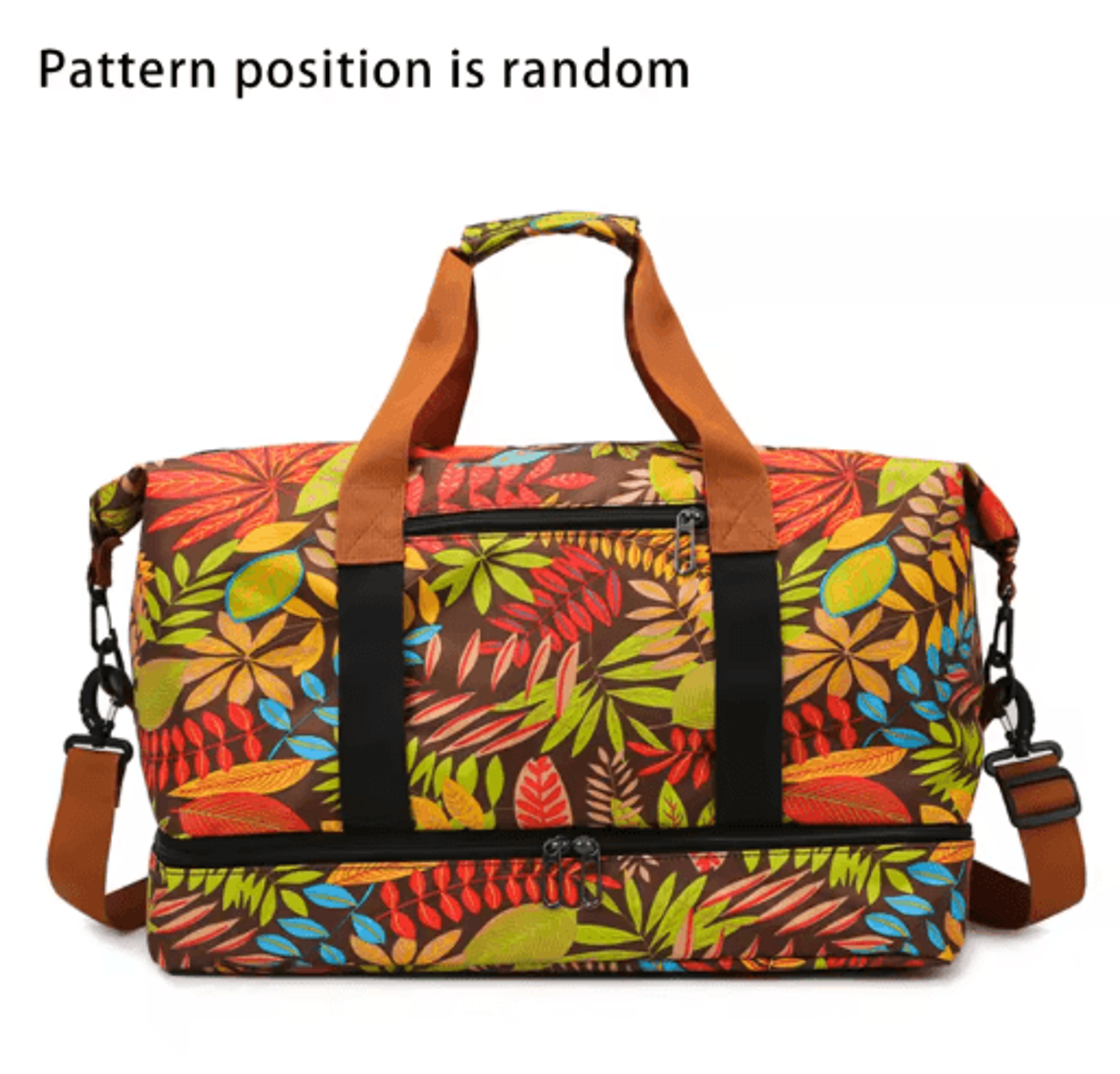 LargeCapacity Travel Duffel Bag With DryWet Separation  Sports  ShortTrip Hand Luggage 0