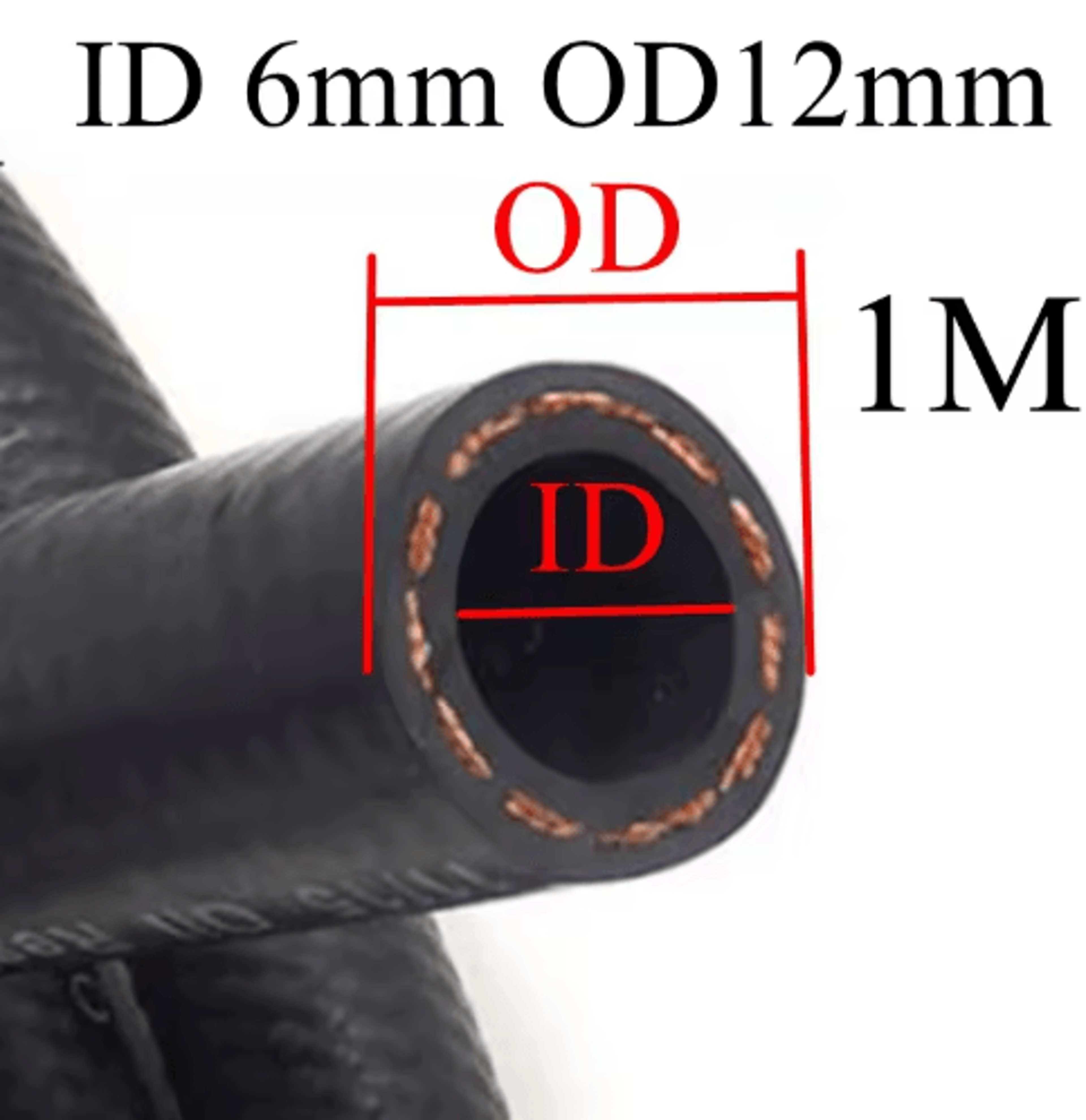Flexible Car Fuel Hose Multi Size Fuel Line For Transfer  Automotive Use 1M To 3M 14