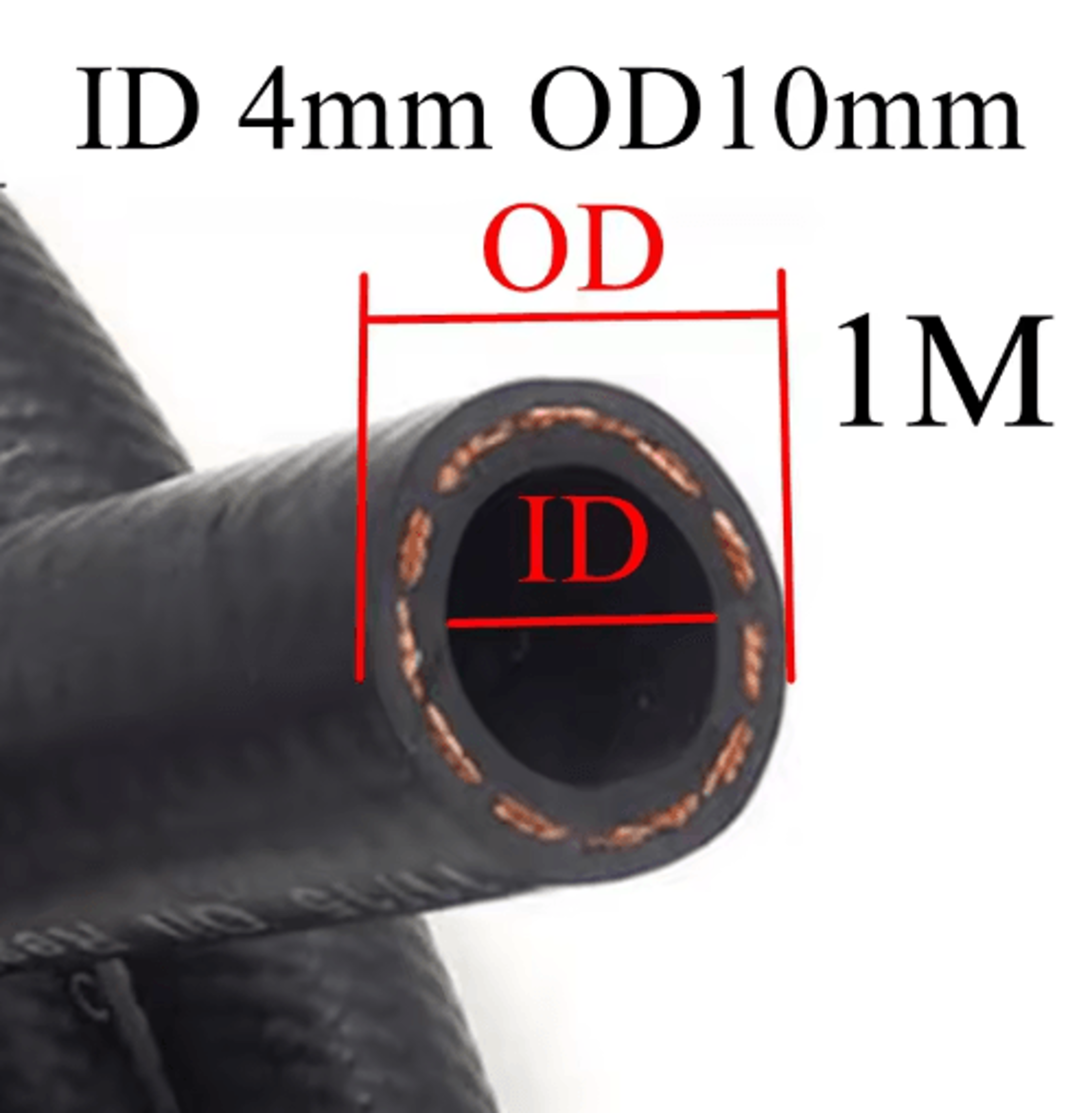 Flexible Car Fuel Hose Multi Size Fuel Line For Transfer  Automotive Use 1M To 3M 16