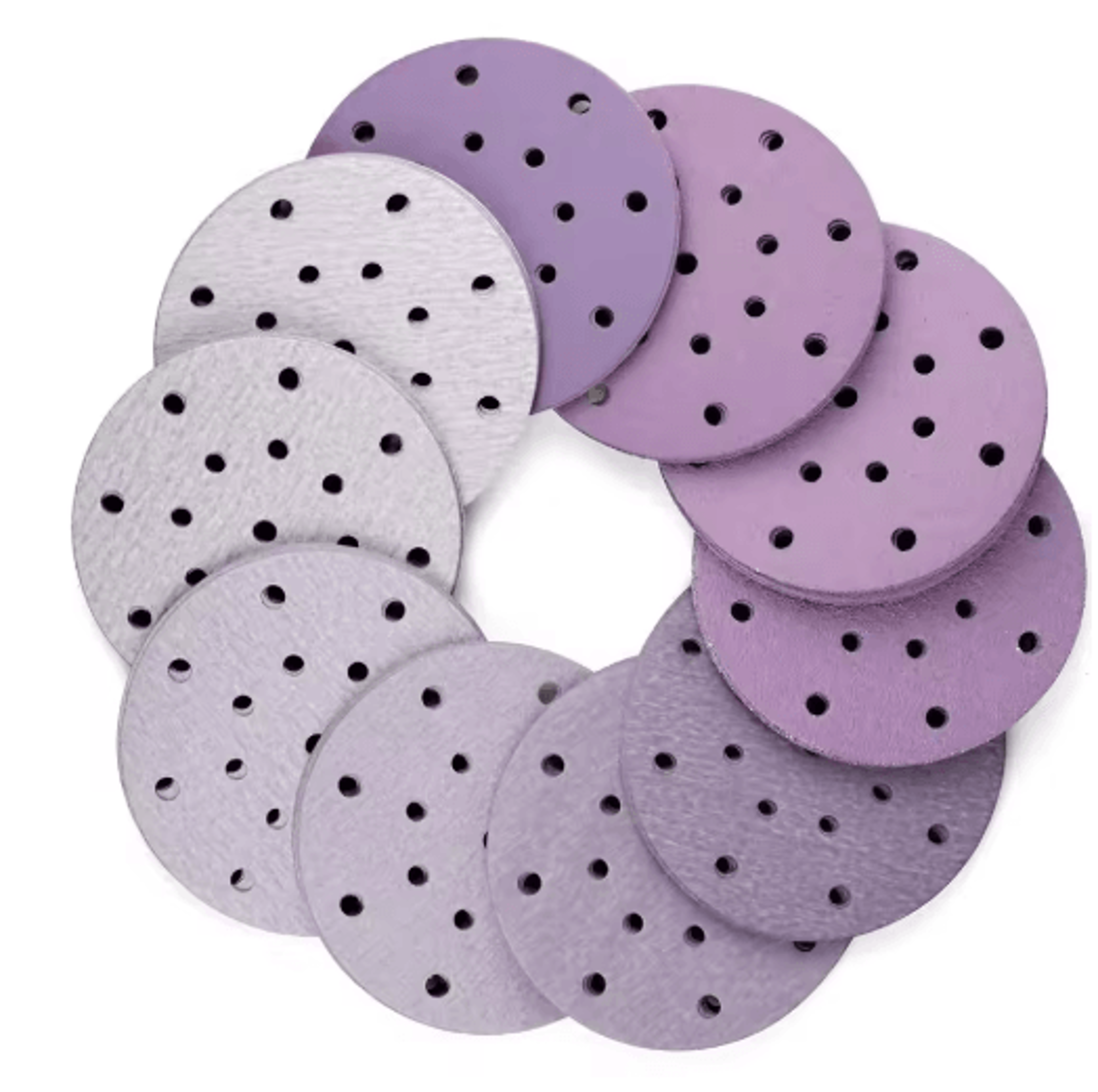 6 Inch 17 Hole Sanding Discs 602000 Grit Hook And Loop Wet Dry Sandpaper For Random Orbital Sanders 1