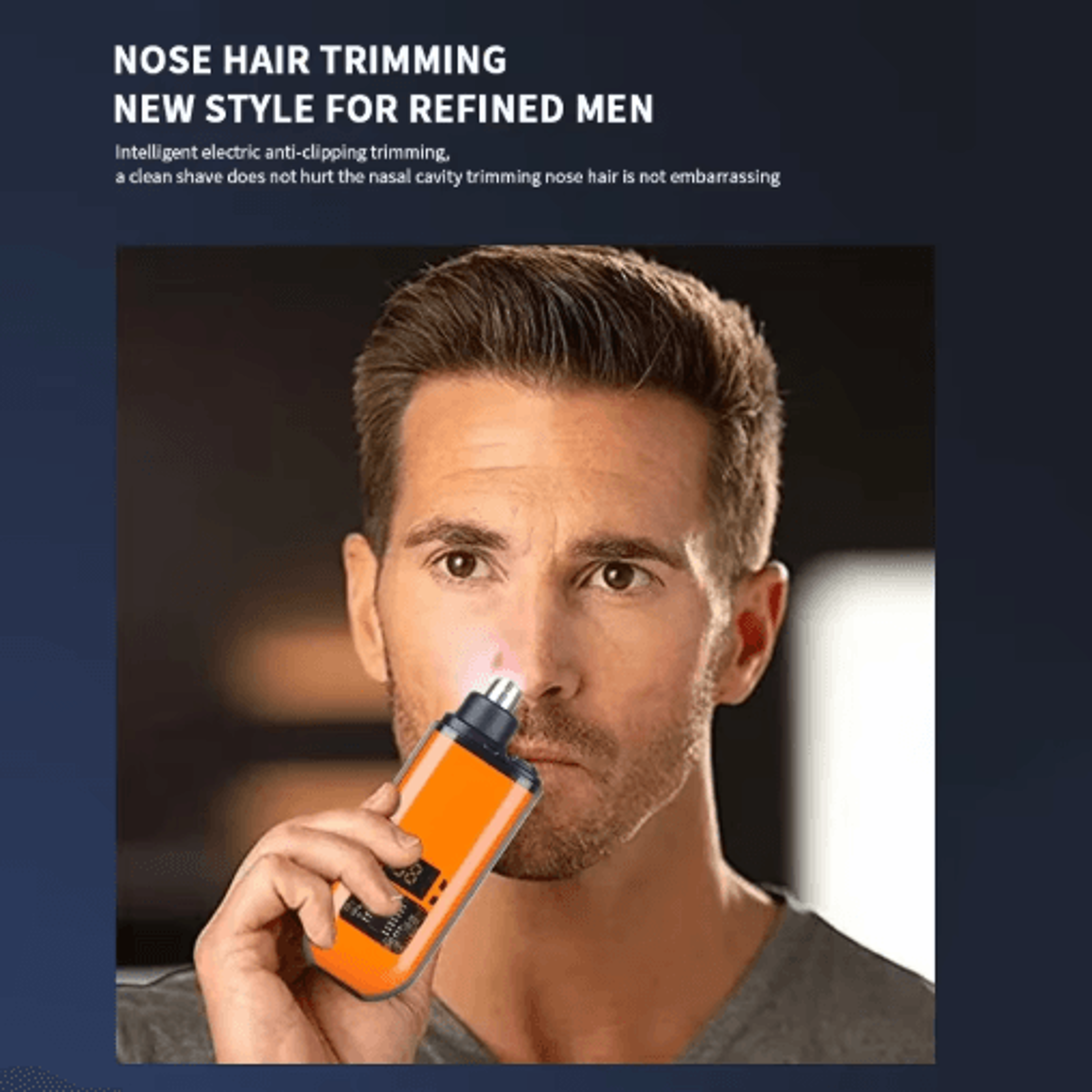 2in1 Electric Ear  Nose Hair Trimmer  Painless Portable Grooming Tool For Men 2024 4