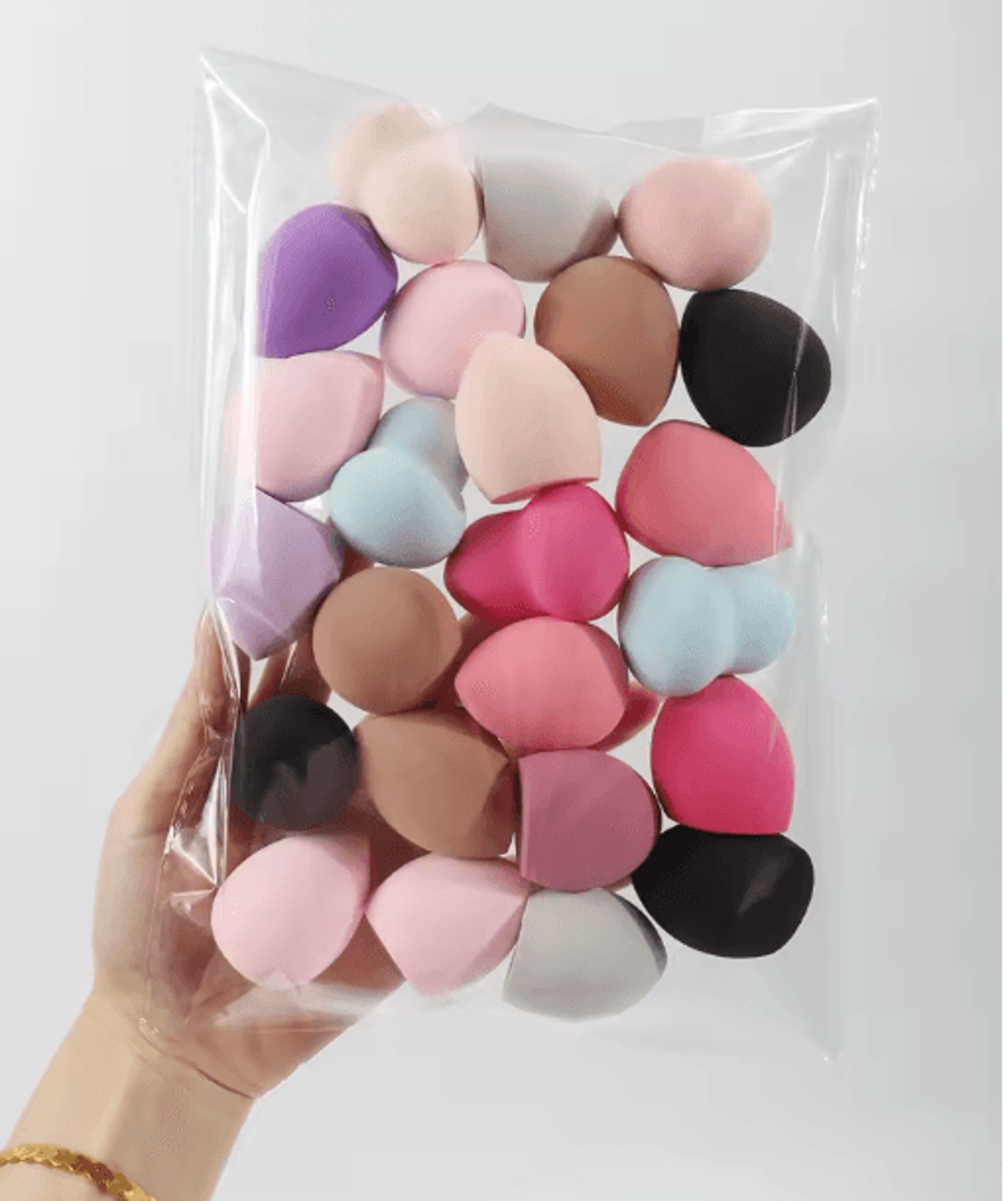 Medium Beauty Makeup Sponges Set  Random Shapes  Colors For Liquid Cream  Powder 660 Pcs 2