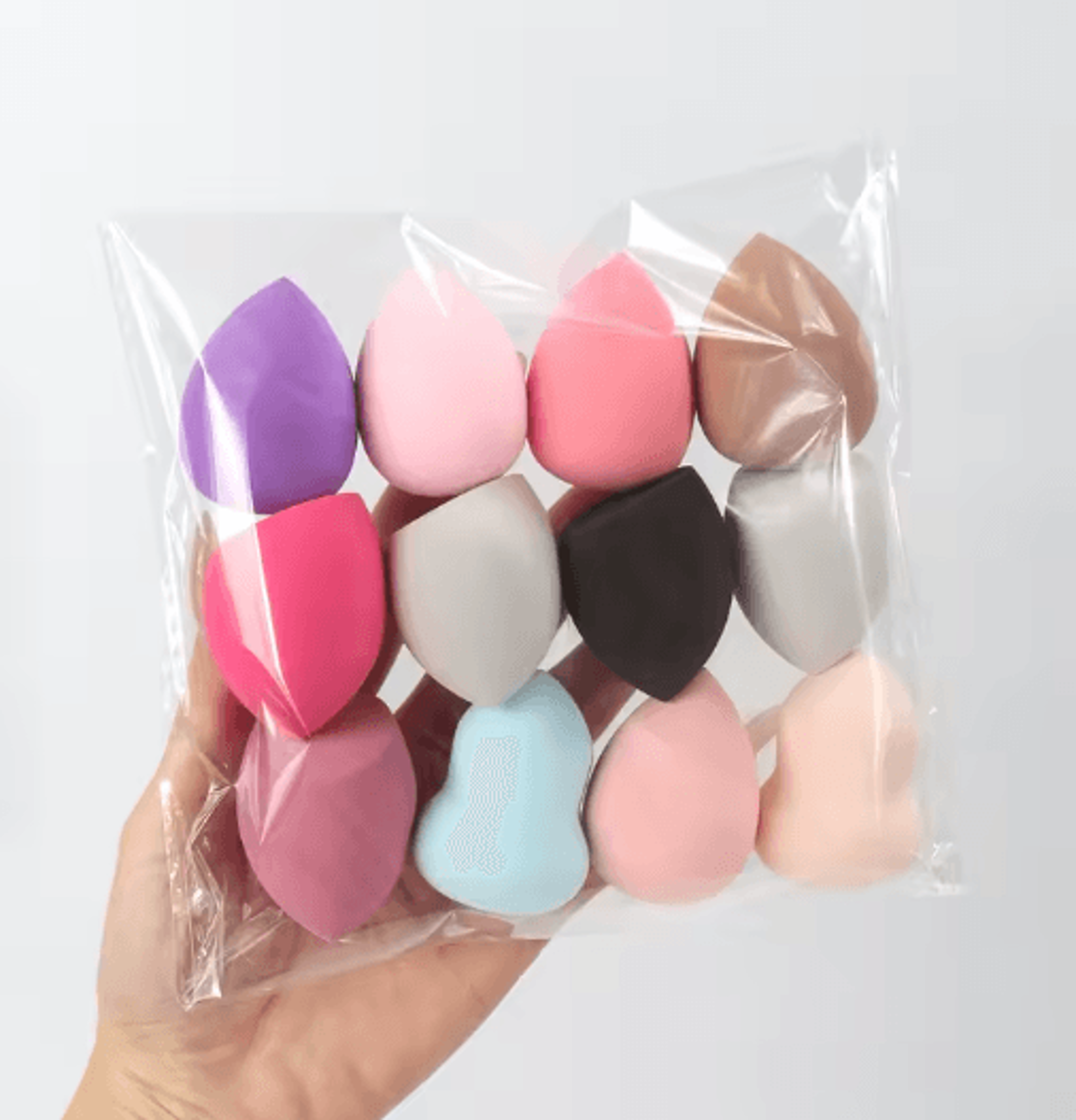 Medium Beauty Makeup Sponges Set  Random Shapes  Colors For Liquid Cream  Powder 660 Pcs 3