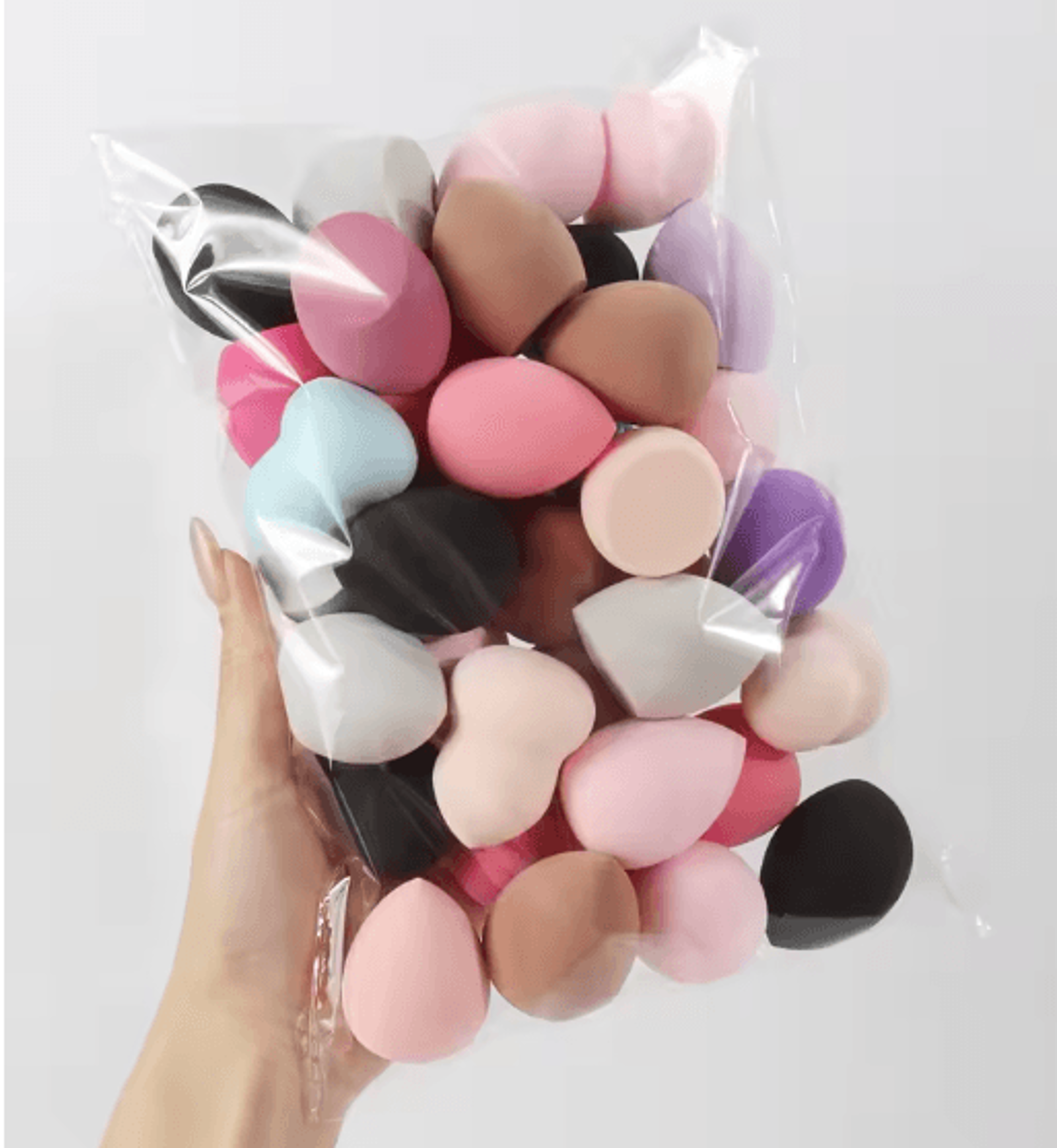 Medium Beauty Makeup Sponges Set  Random Shapes  Colors For Liquid Cream  Powder 660 Pcs 5