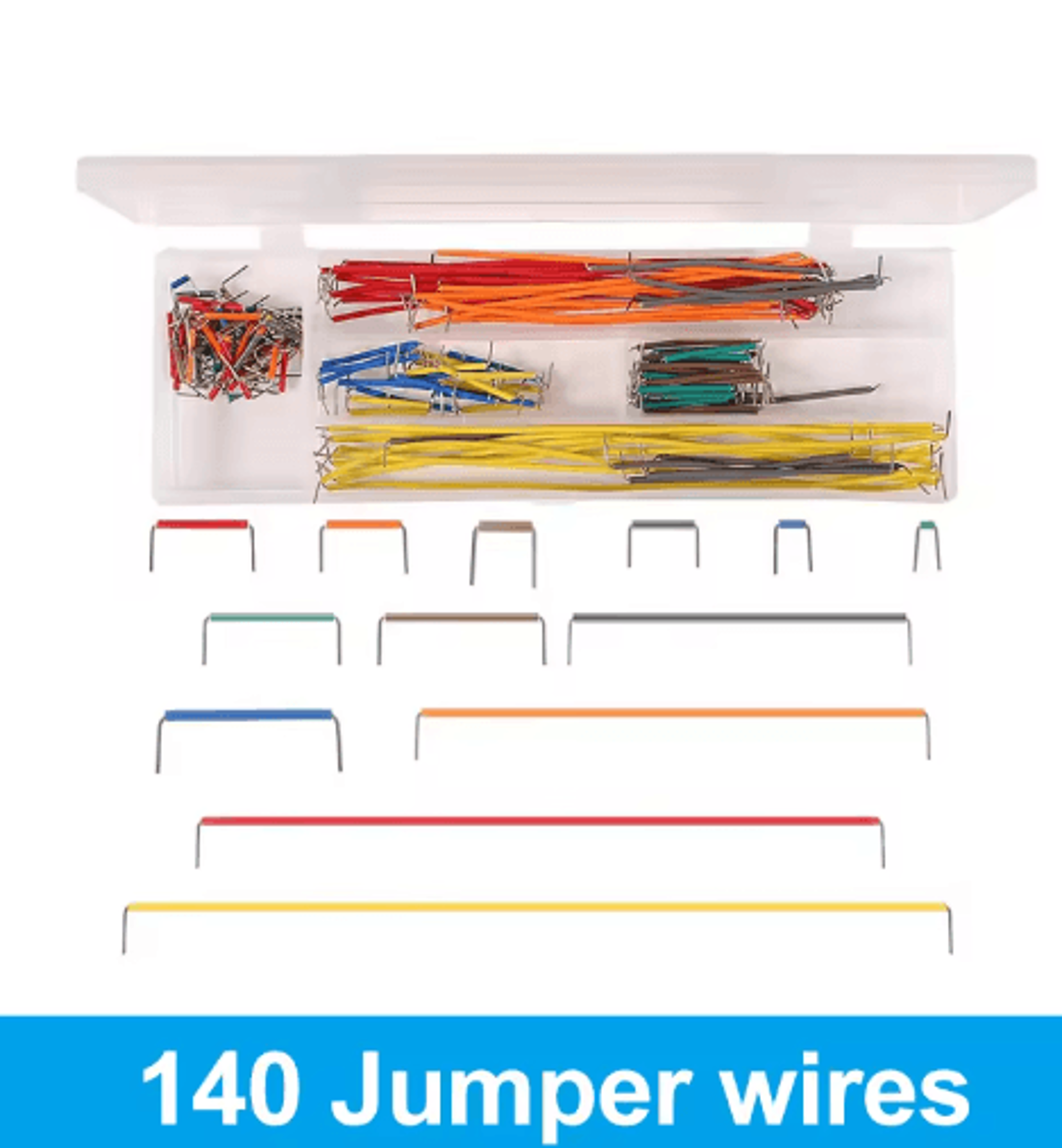 MB-102 Solderless Breadboard Kit – 400/830 Point PCB Board with Jumper Wires for Arduino DIY – view 2