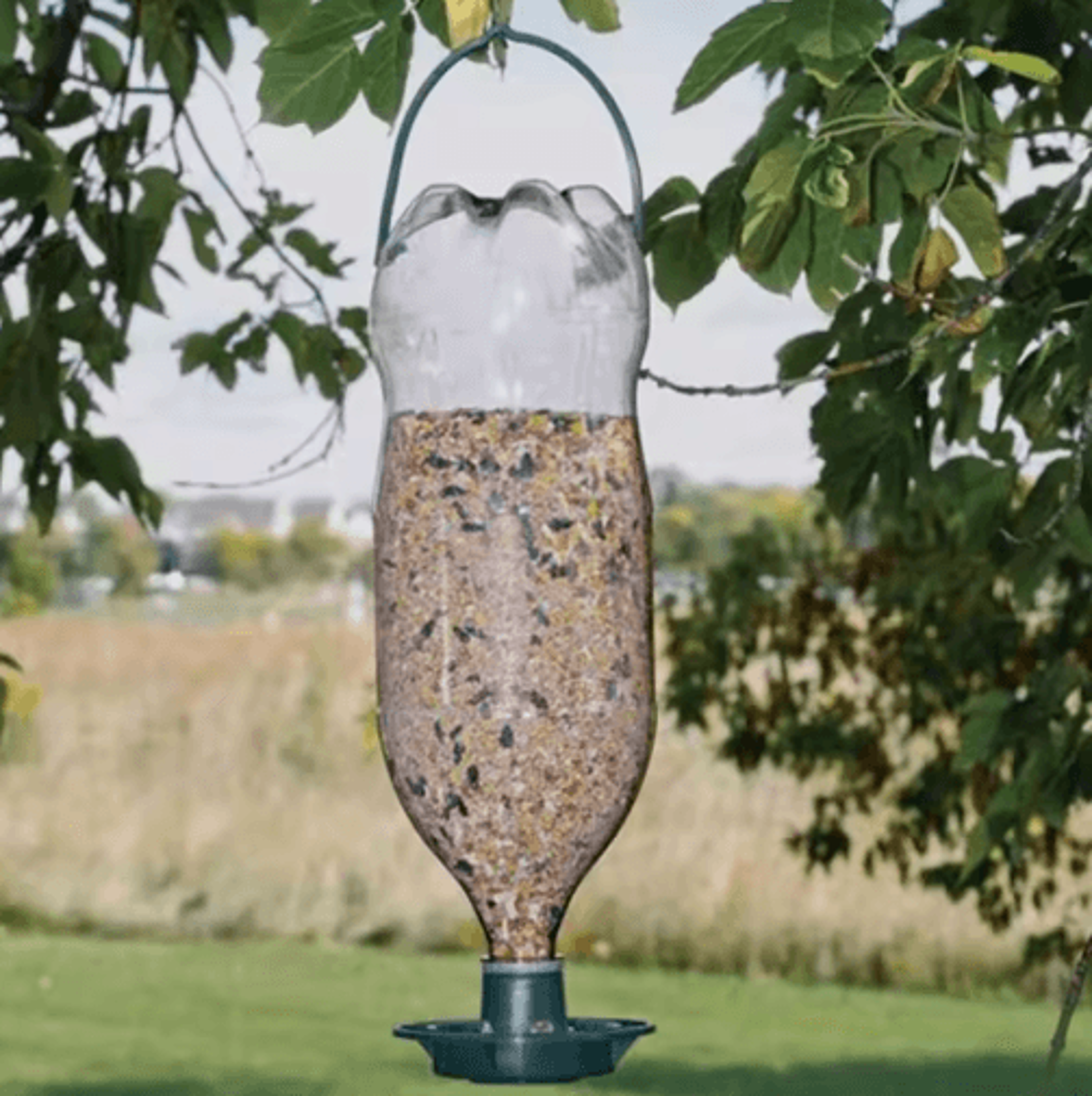 EcoSnap Recycled Soda Bottle Bird Feeder For Outdoor Gardens  Balconies 6