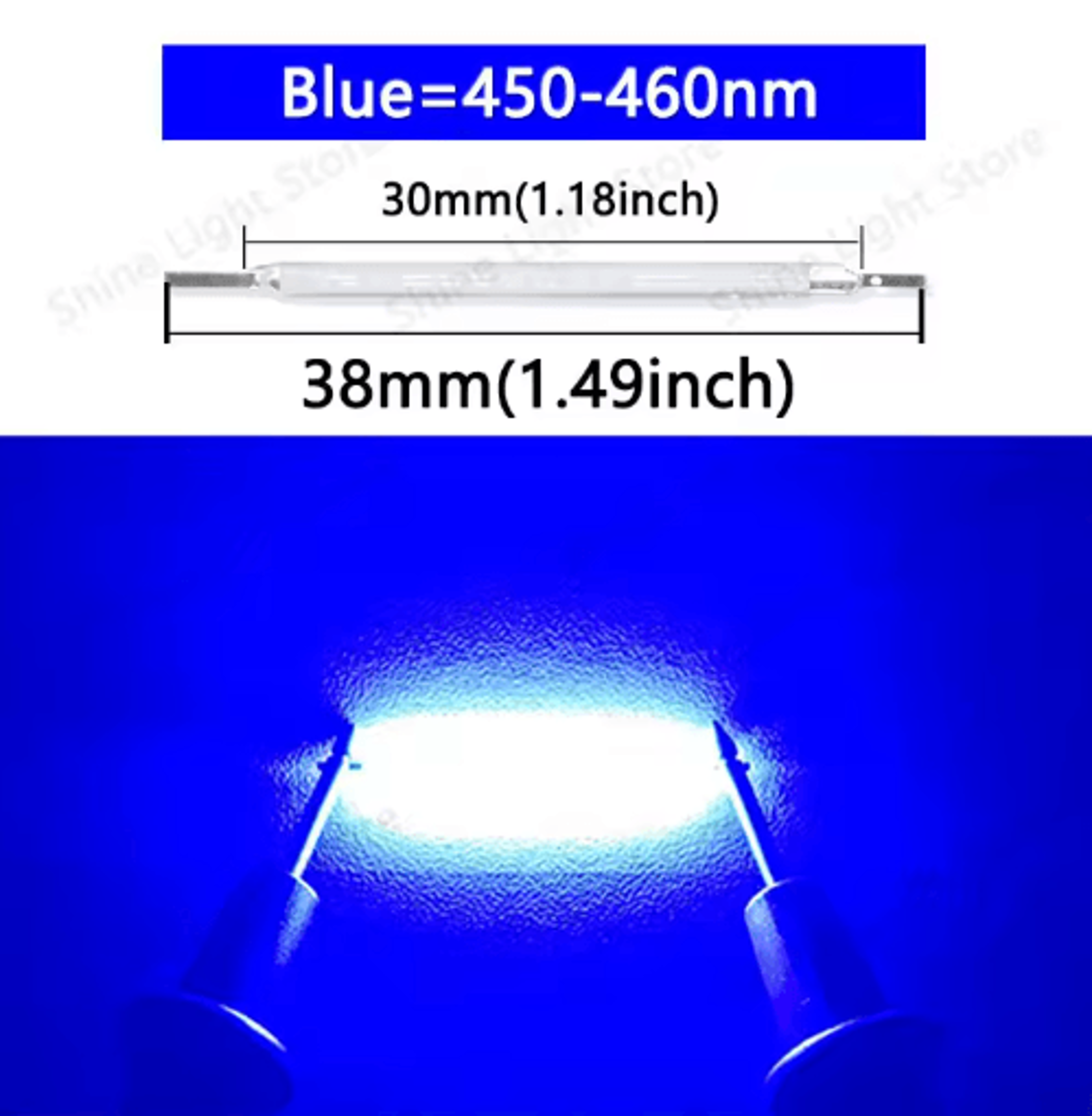 LumiString 3V COB LED Filament 38mm For DIY  Decorative Lighting 101200pcs 5