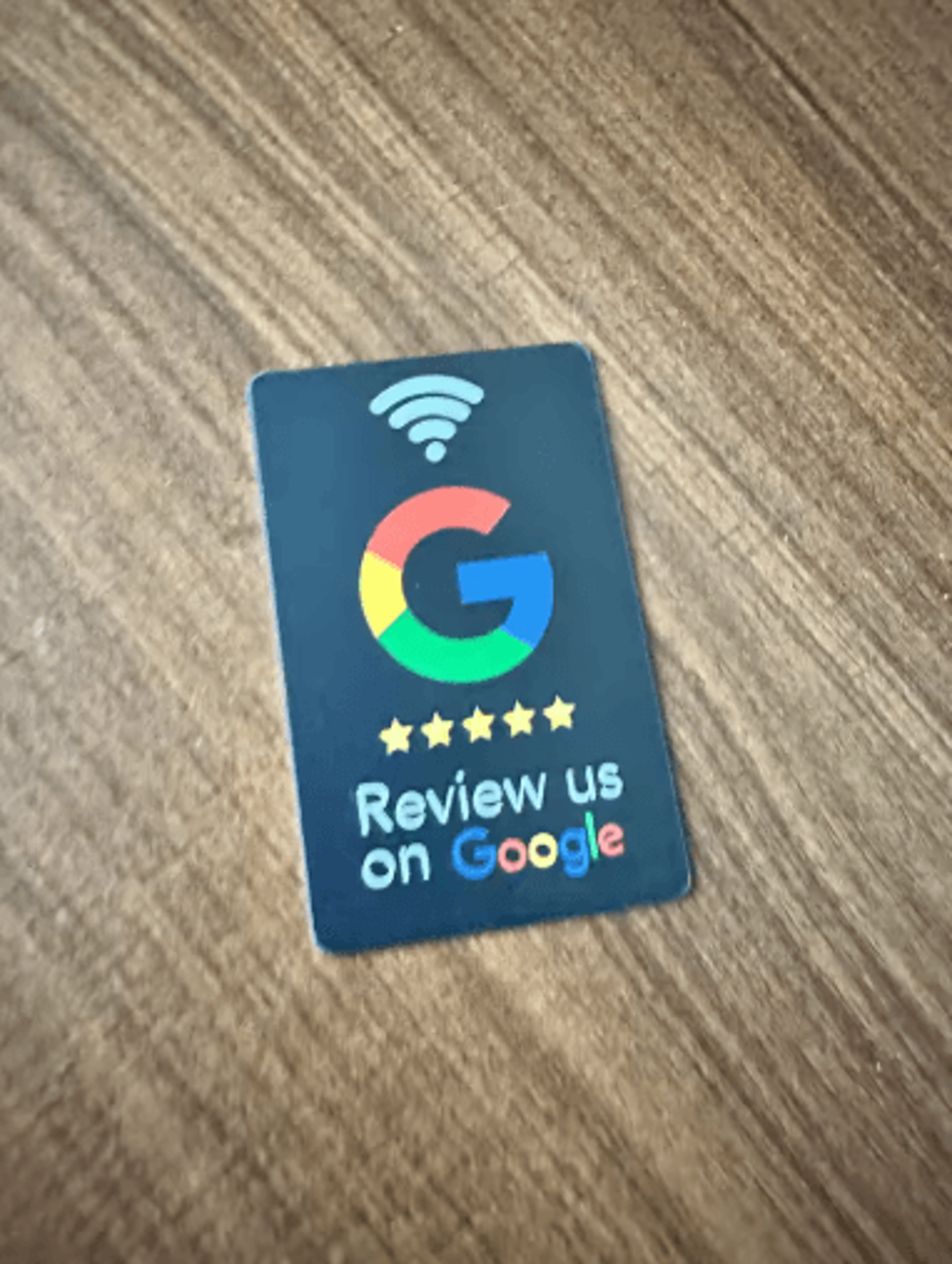 ReviewTap NFC Google Review Acrylic Stand And Card NTAG215 Waterproof 17