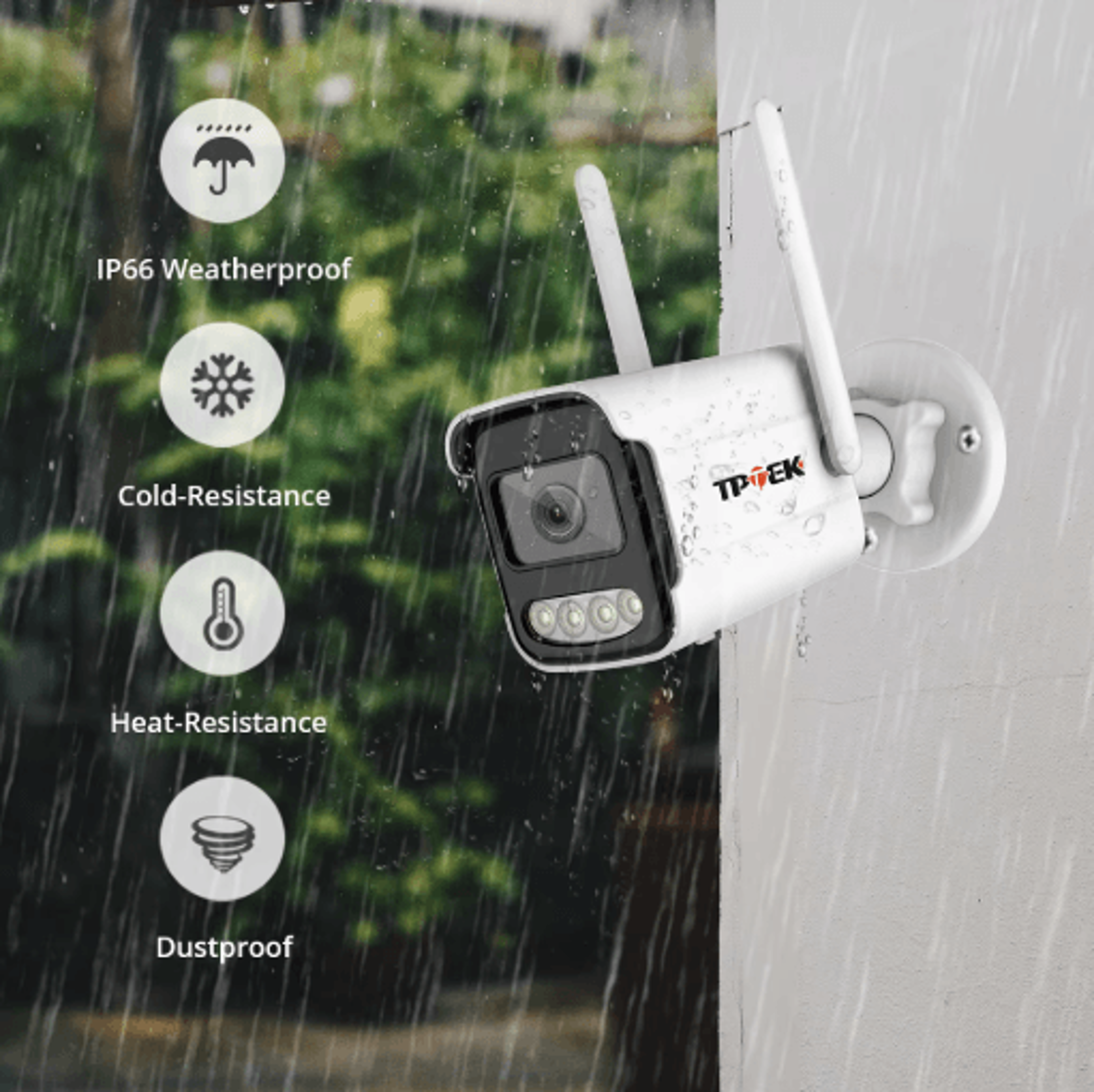 VisionGuard 4K WiFi Outdoor AI Security Camera 5MP To 8MP Options 8