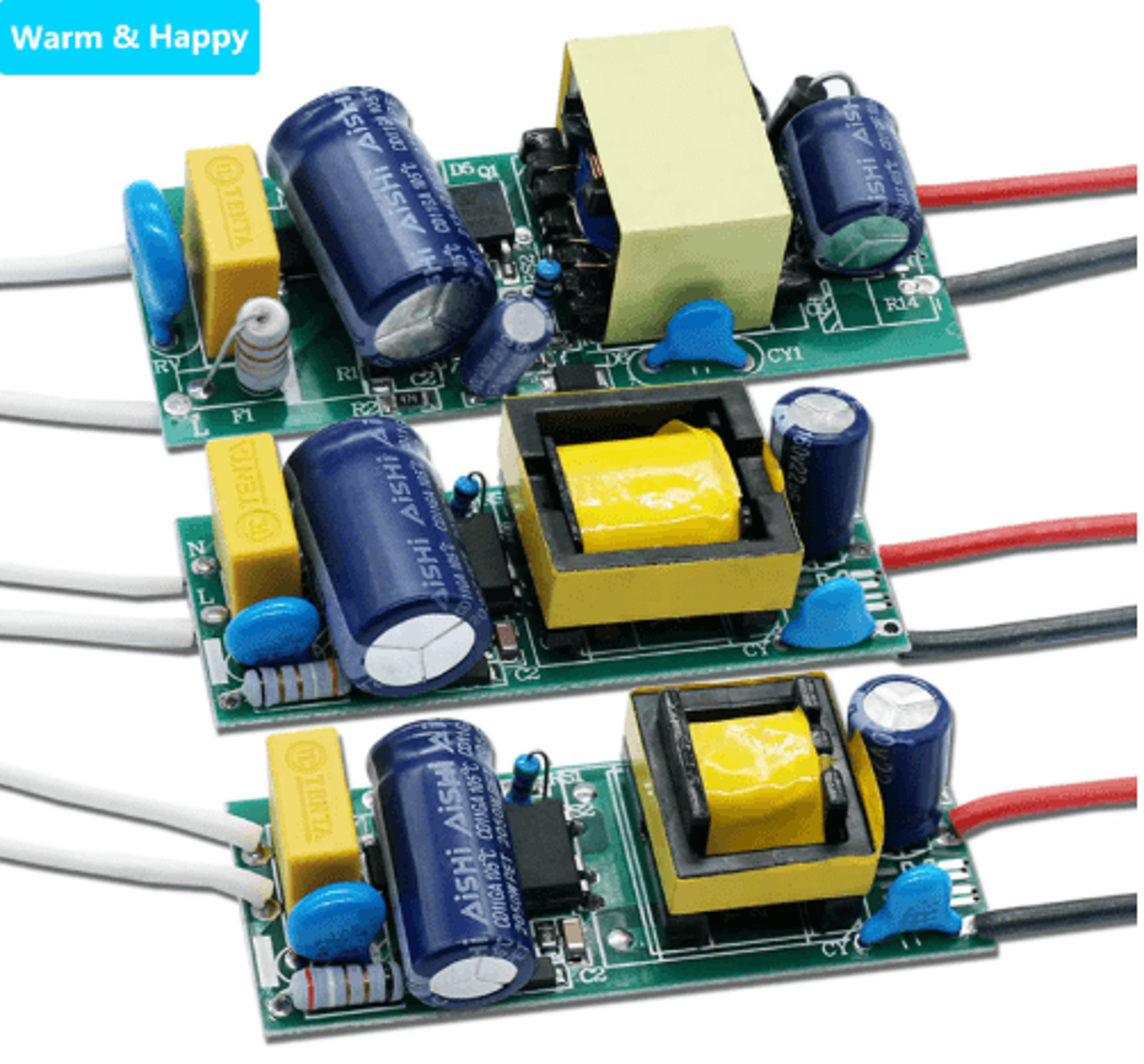 PowerMate 220V Constant Current LED Driver Board 1W36W 300mA 0