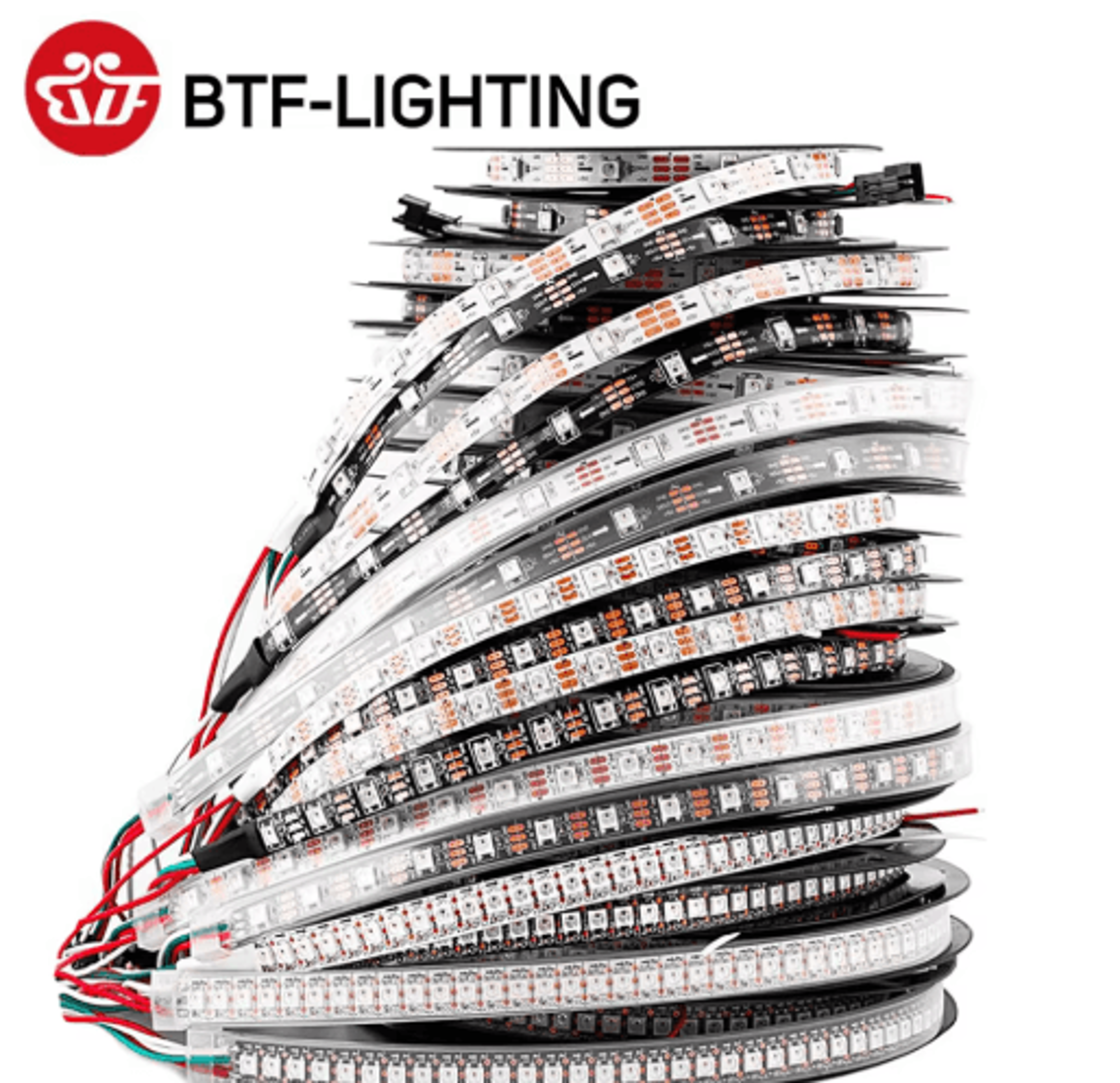 PixelFlow WS2812B RGB Individually Addressable LED Strip DC5V 0