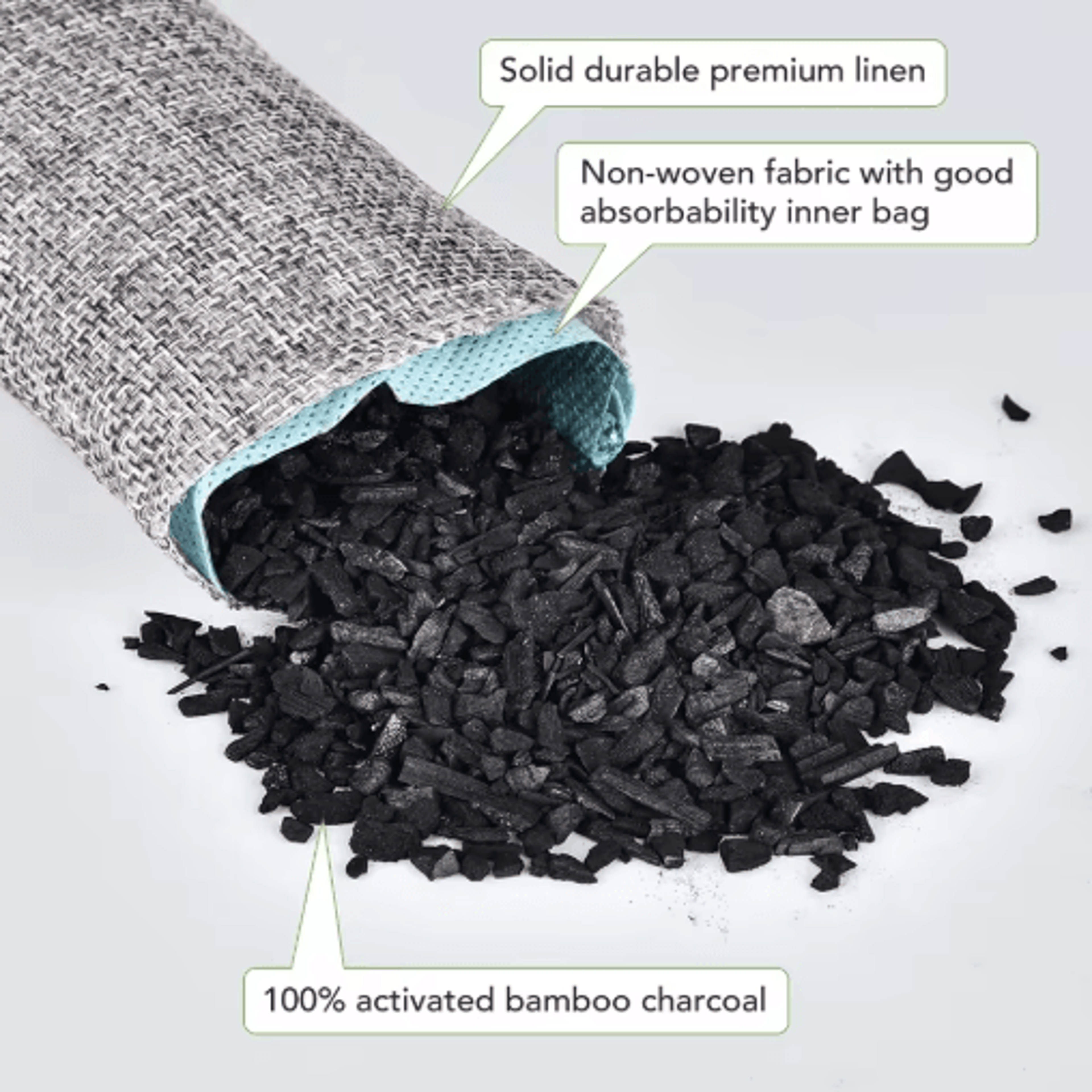 PureNest Bamboo Charcoal Air Purifying Bags 10 Pack 5