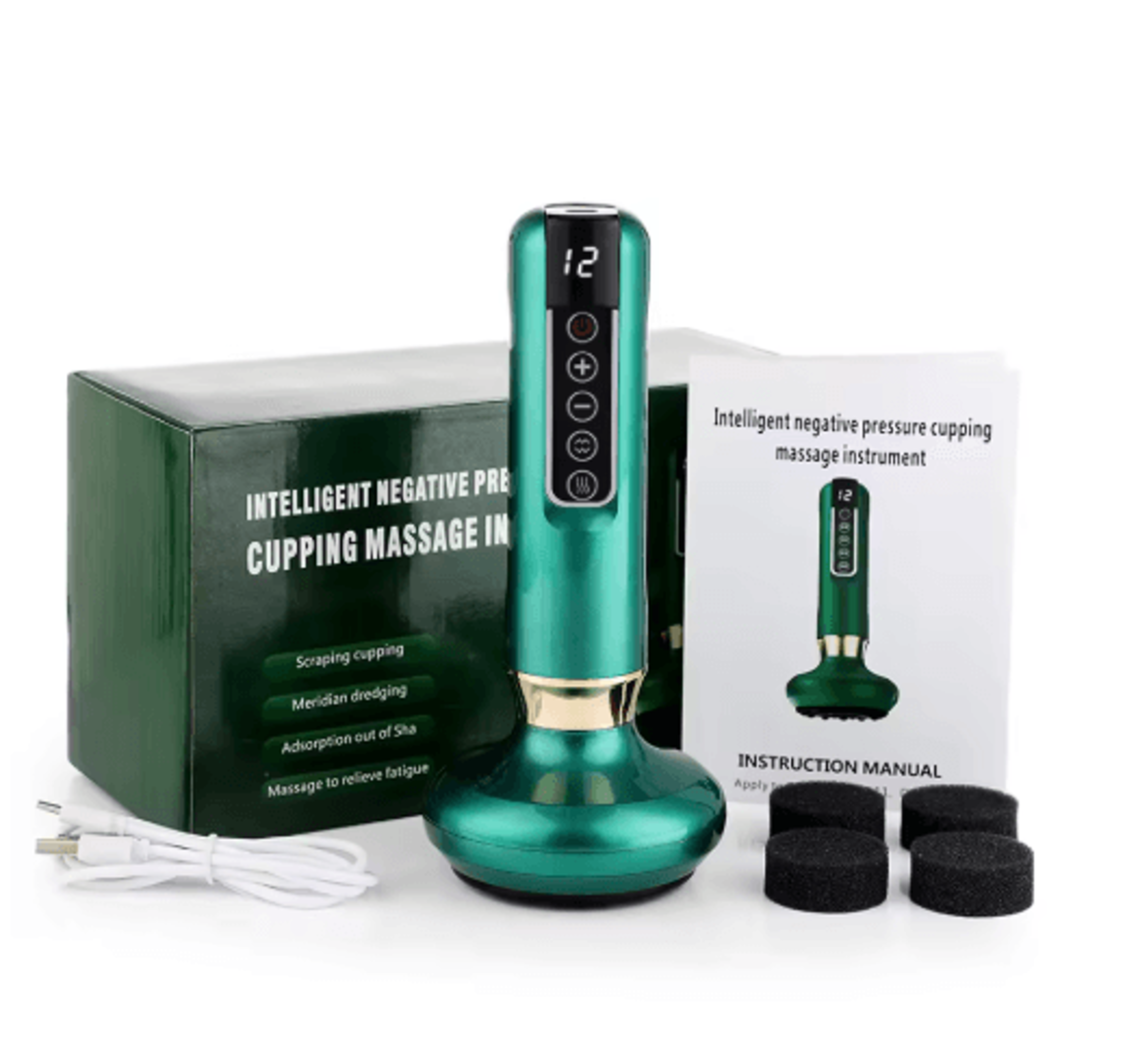VitaCupp Electric Suction Cupping Therapy And Gua Sha Massage Set 3