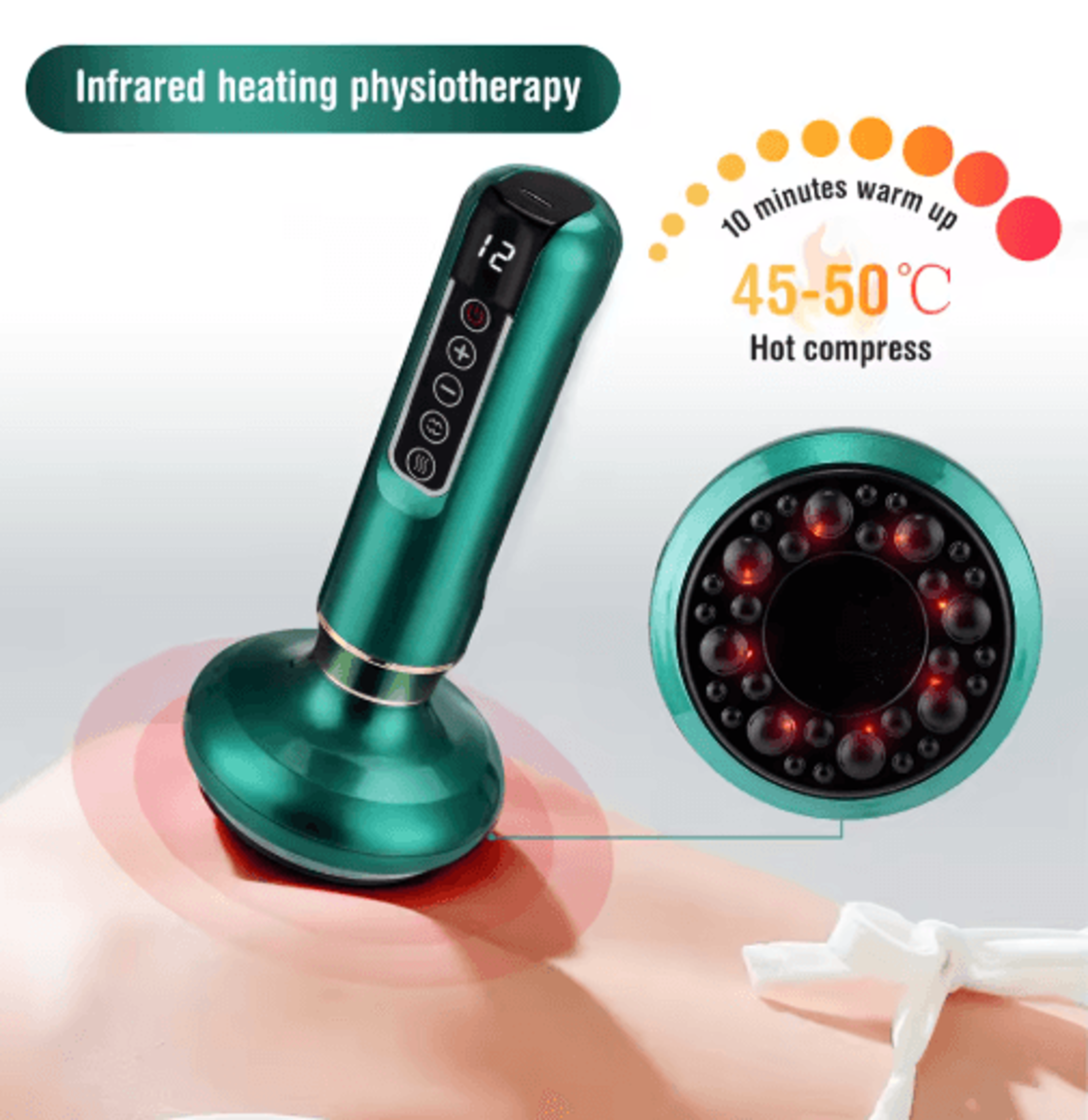 VitaCupp Electric Suction Cupping Therapy And Gua Sha Massage Set 9