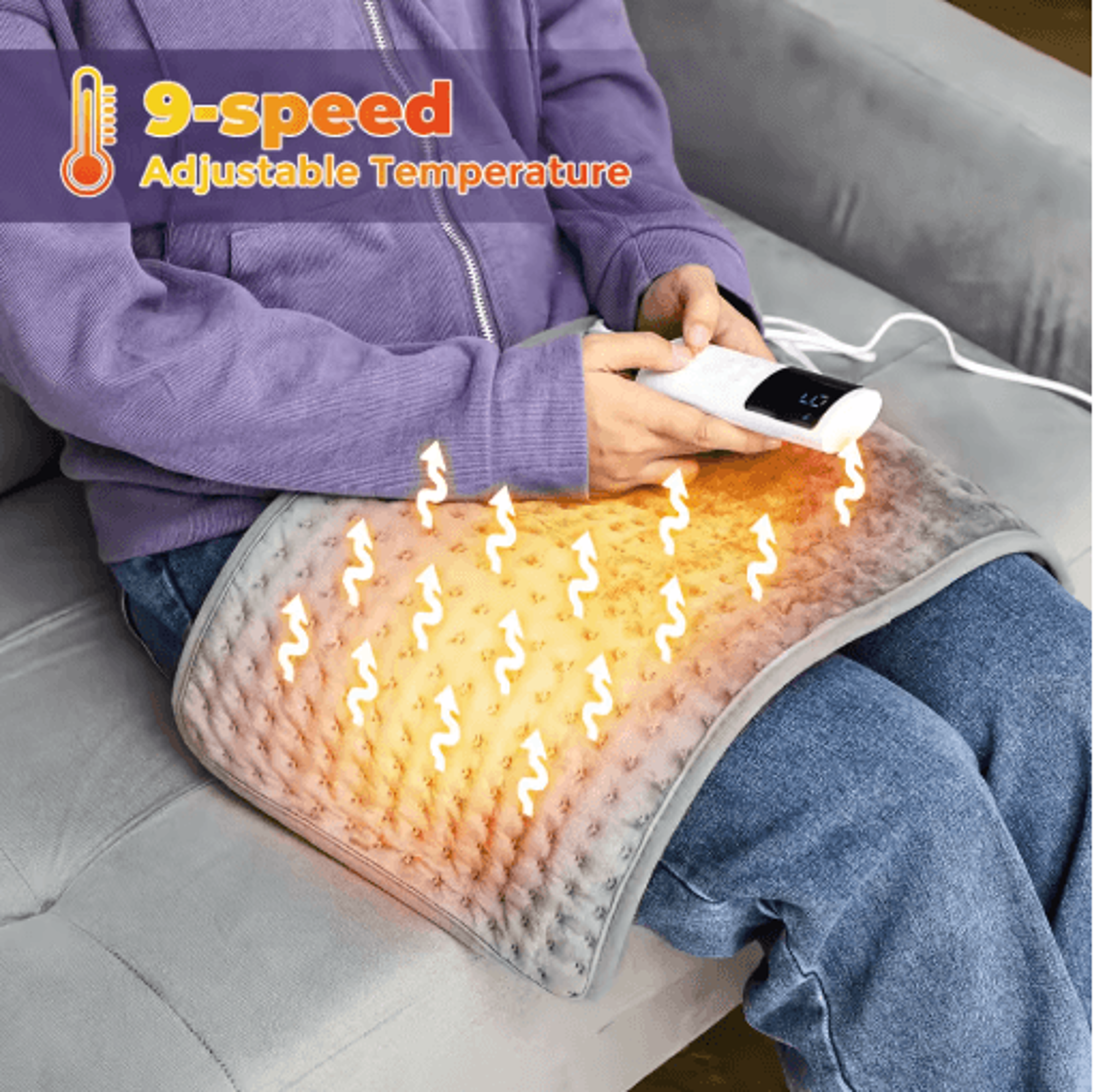 CozyHeat Electric Heating Blanket Mat 58 To 29cm For Bed And Sofa 6