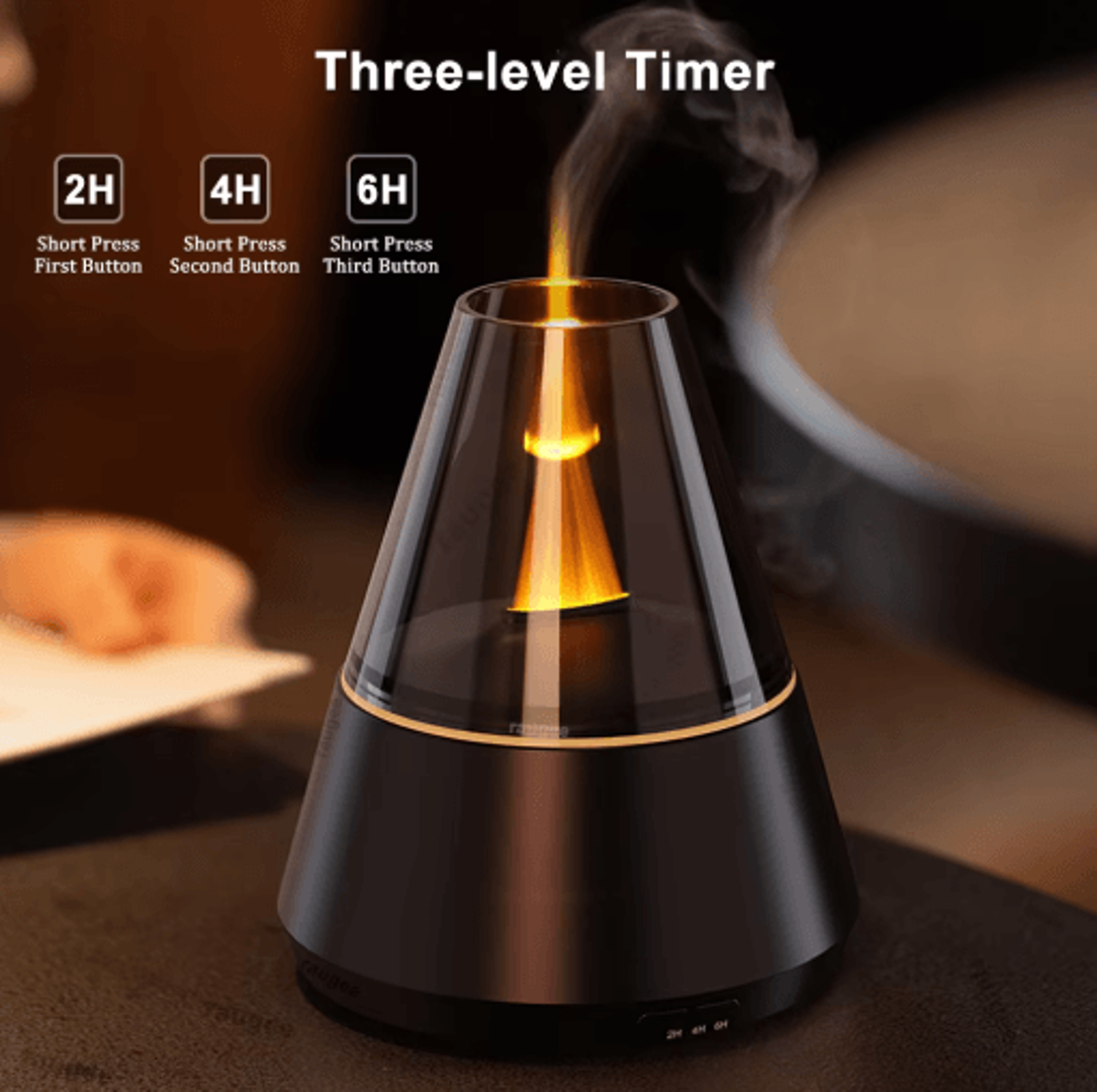 MistGlow USB Mini Air Humidifier And Aroma Essential Oil Diffuser With Night Light 5