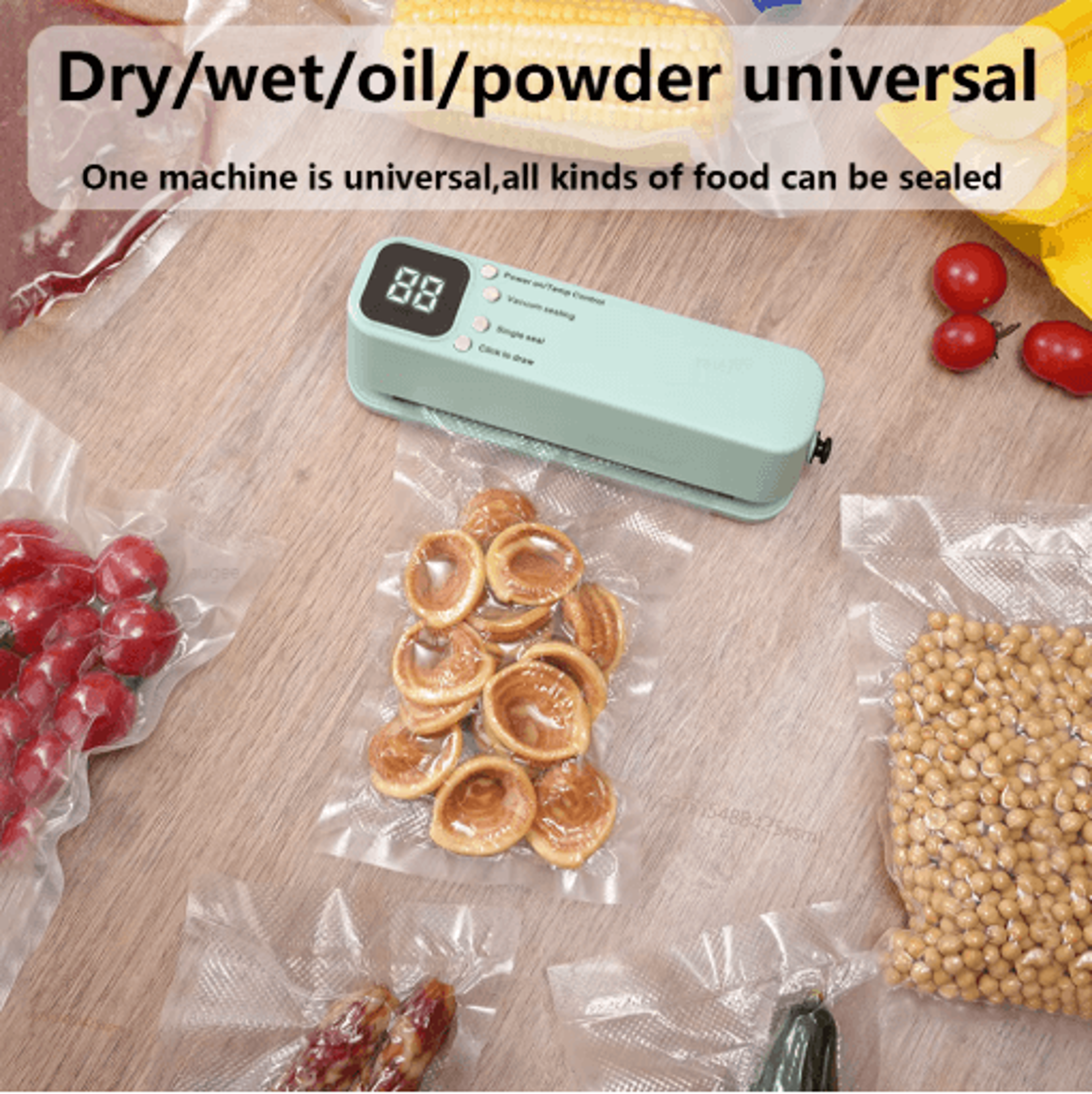 FreshLock USB Rechargeable Portable Vacuum Food Sealer 5