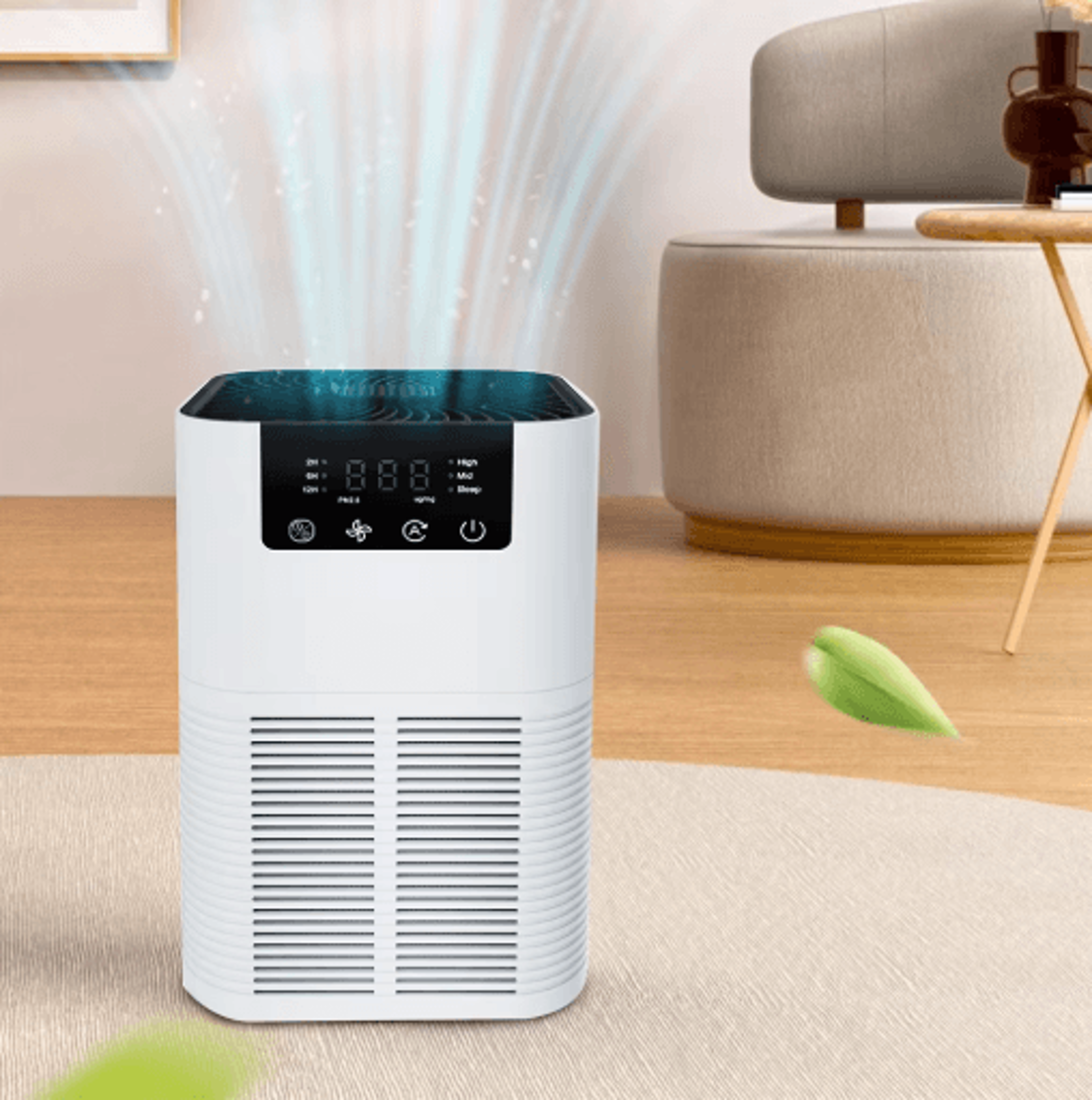 PureAura HEPA Air Purifier With Negative Ion And Aromatherapy 7
