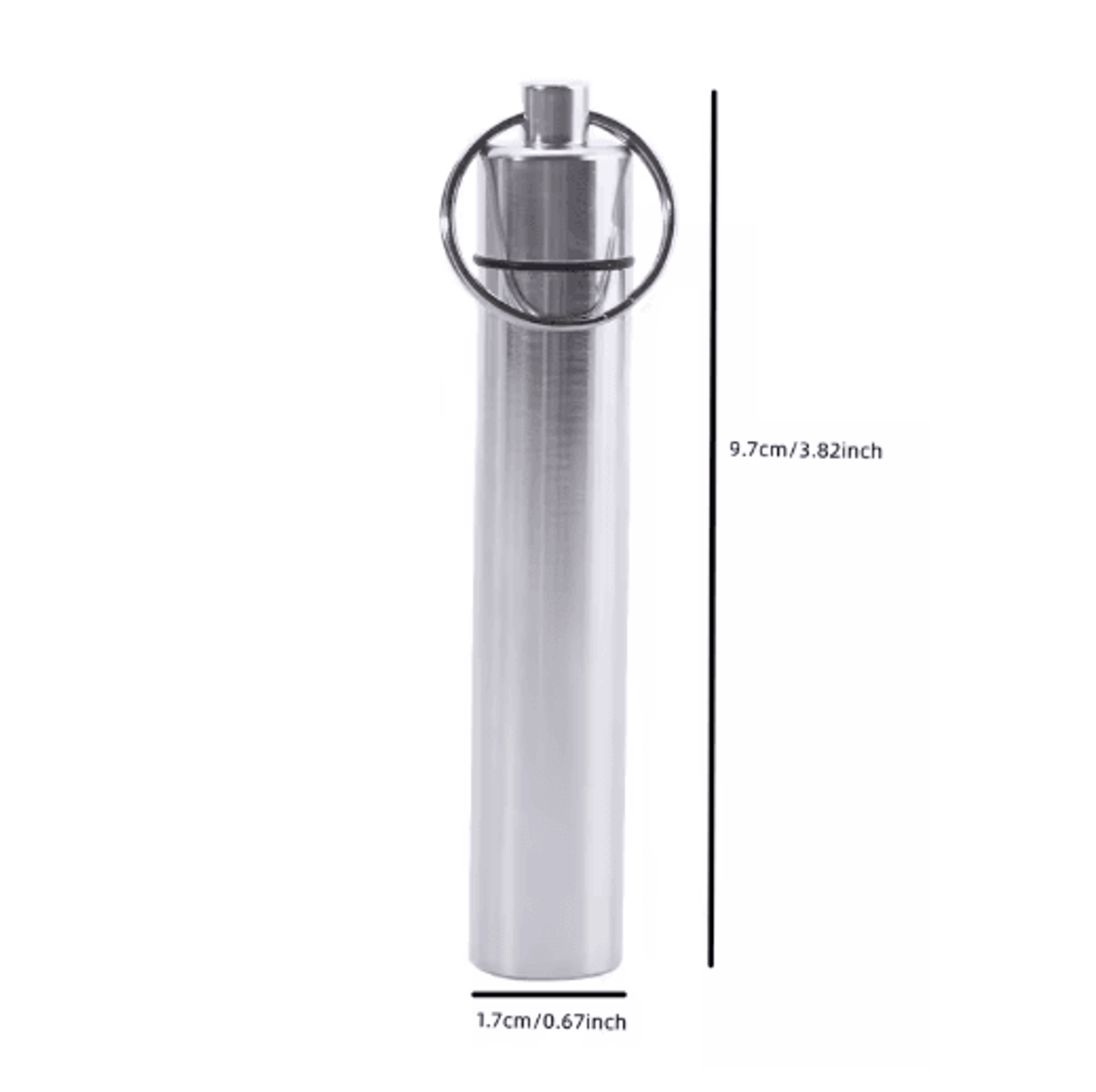 Portable Stainless Steel Toothpick Holder Case Rustproof Sealed Storage Container 3