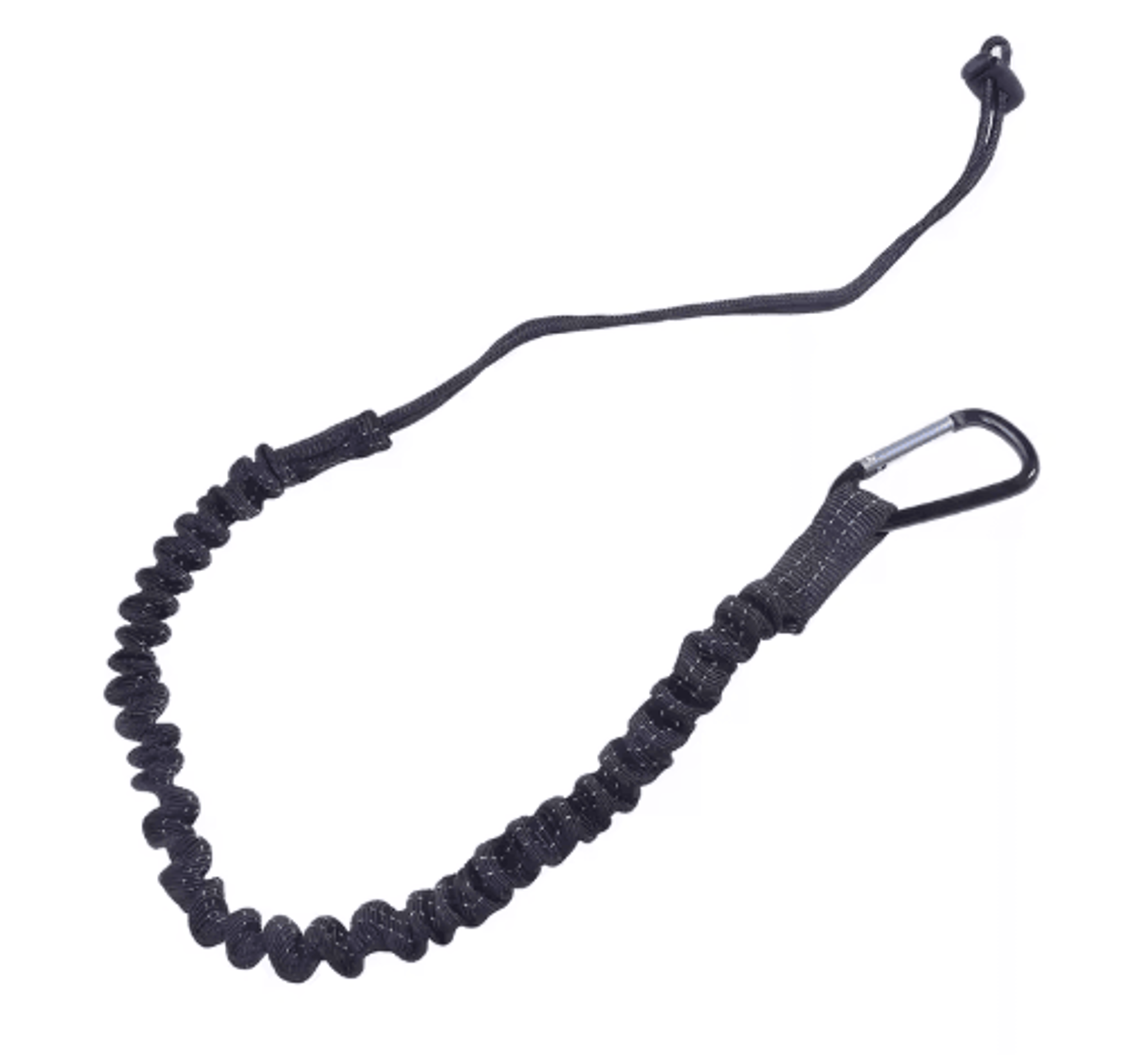 Professional Safety Lanyard With Elastic Buffer And Carabiner High Altitude Anti Fall Protection Be 3