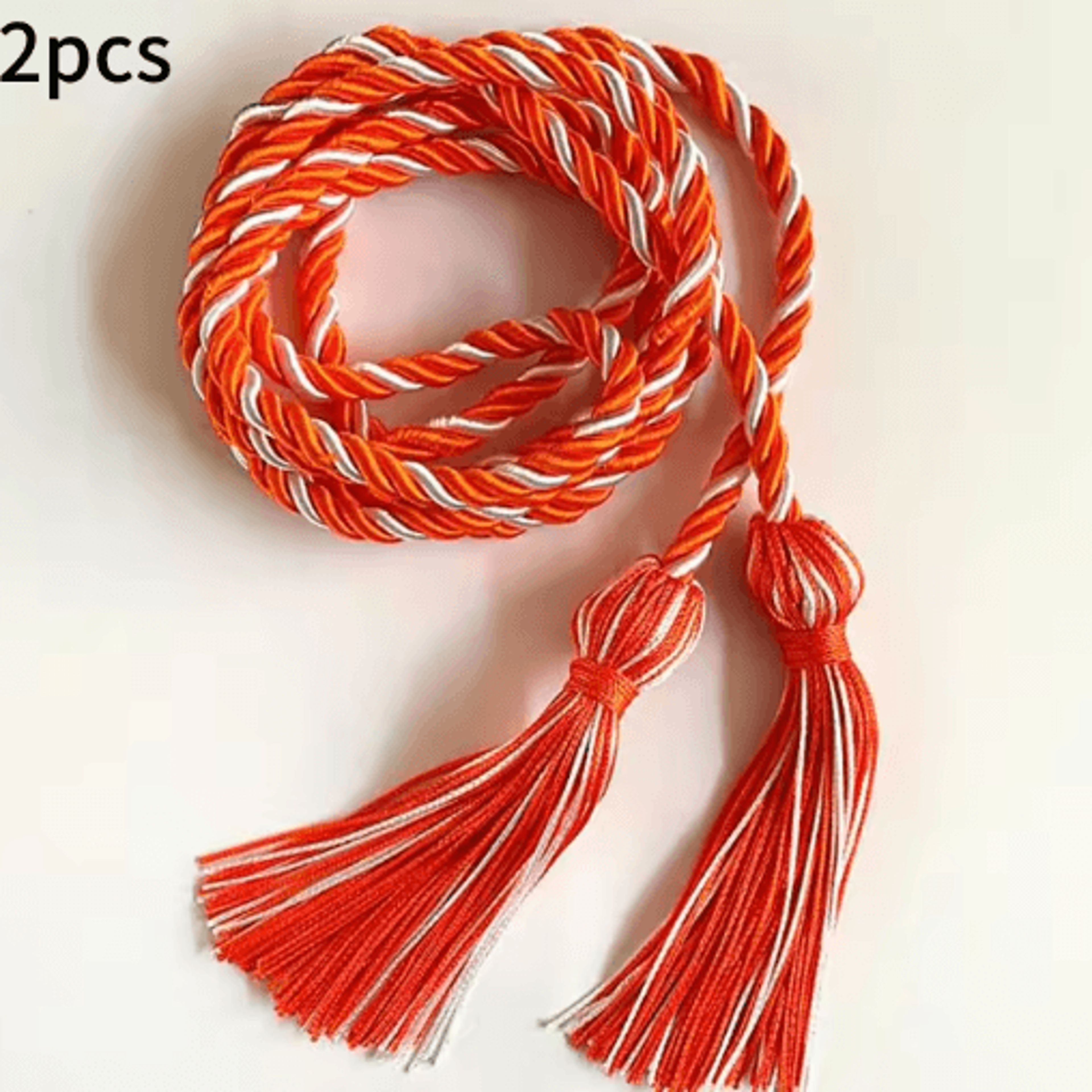 Graduation Honor Cords Braided Tassel Rope For Bachelor Gown 1 Yo 2PCS 27