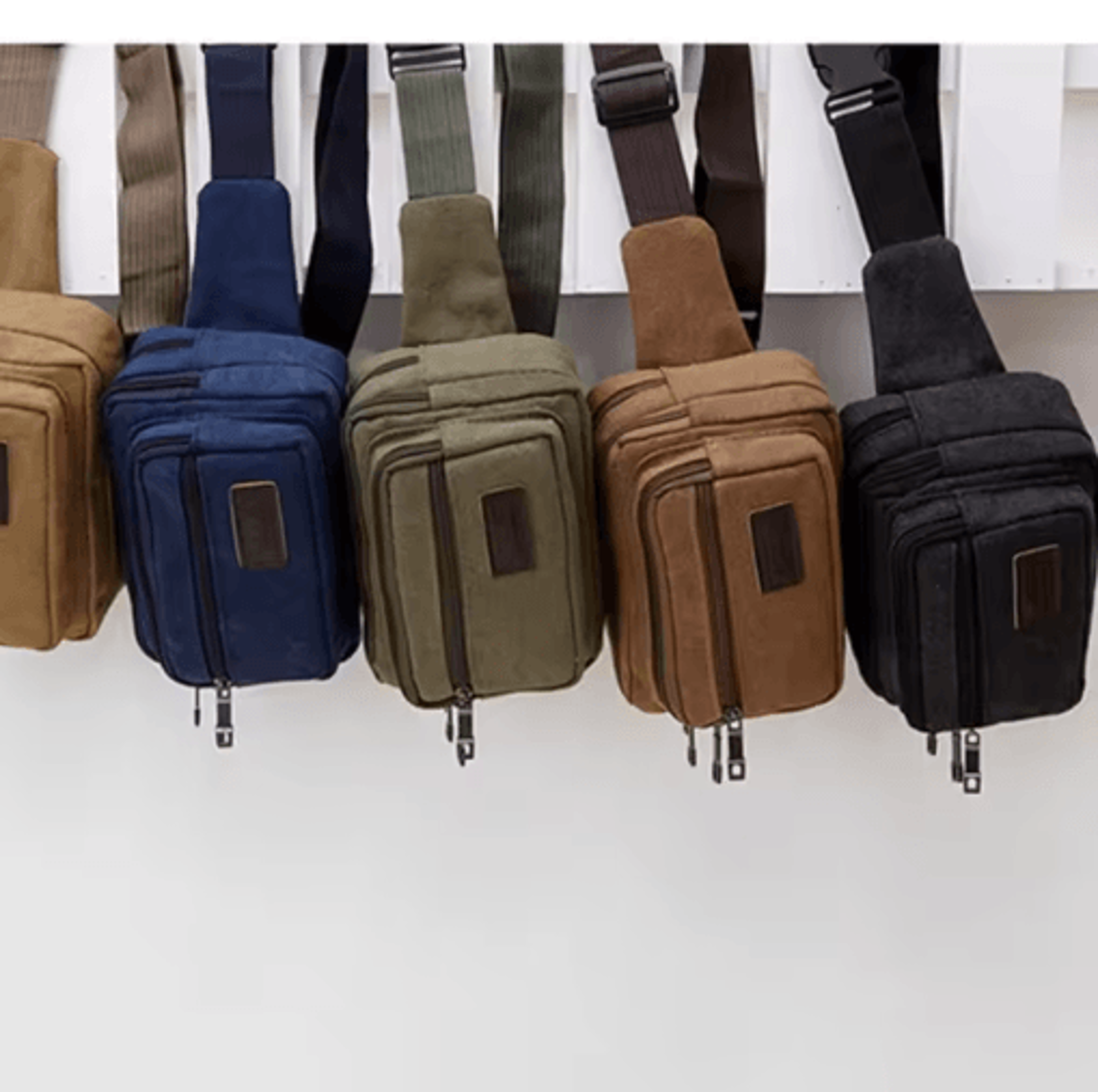 Canvas Waist Bag For Men  HighCapacity Outdoor Waist Pack  Phone Pouch 0
