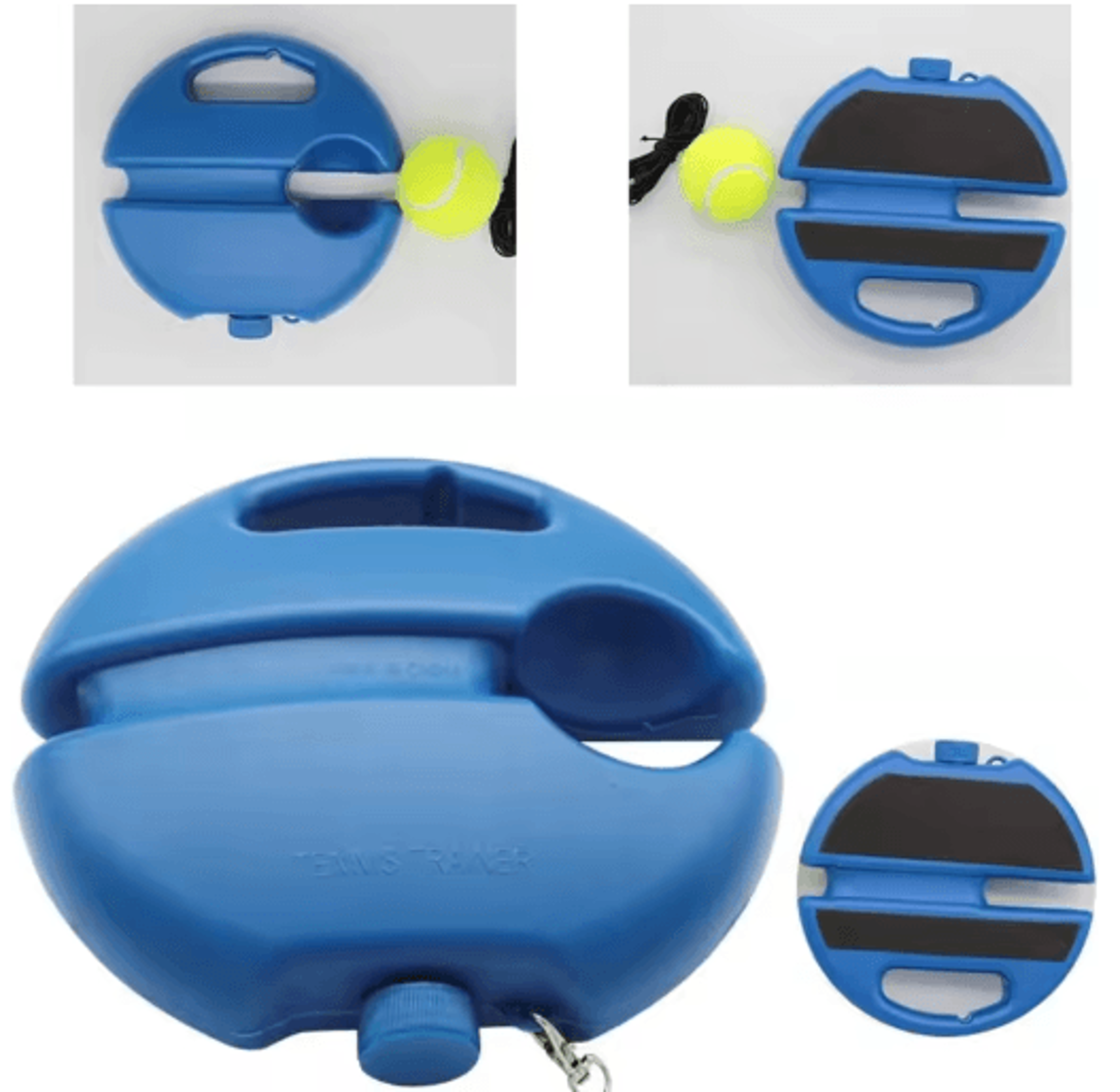 Tennis Trainer Rebound Ball Set  Self Practice Training Tool With String  Baseboard 4