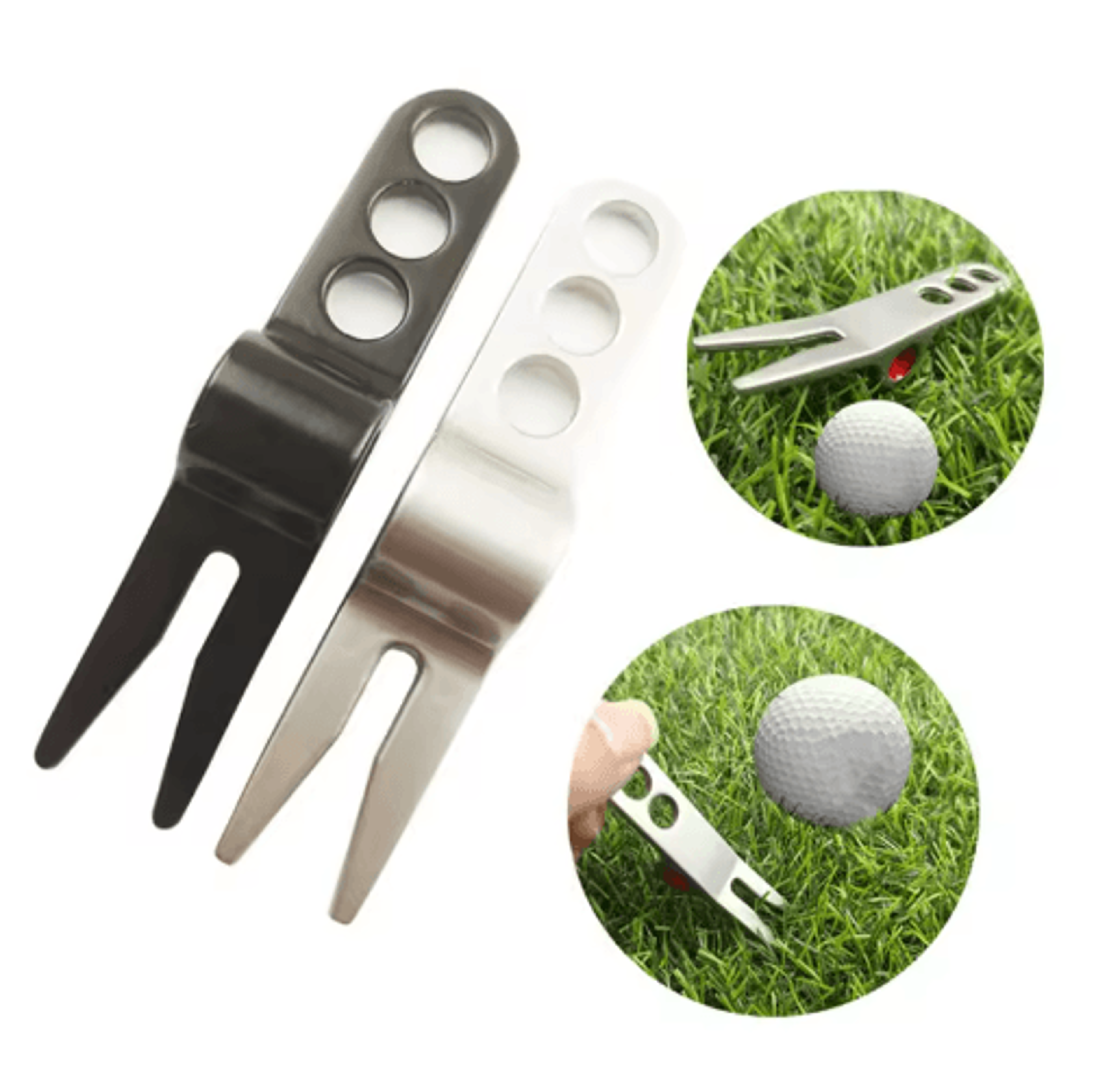 Zinc Alloy Golf Divot Repair Tool  Scotty CameronStyle Pivot Fork With Collector Tin 0