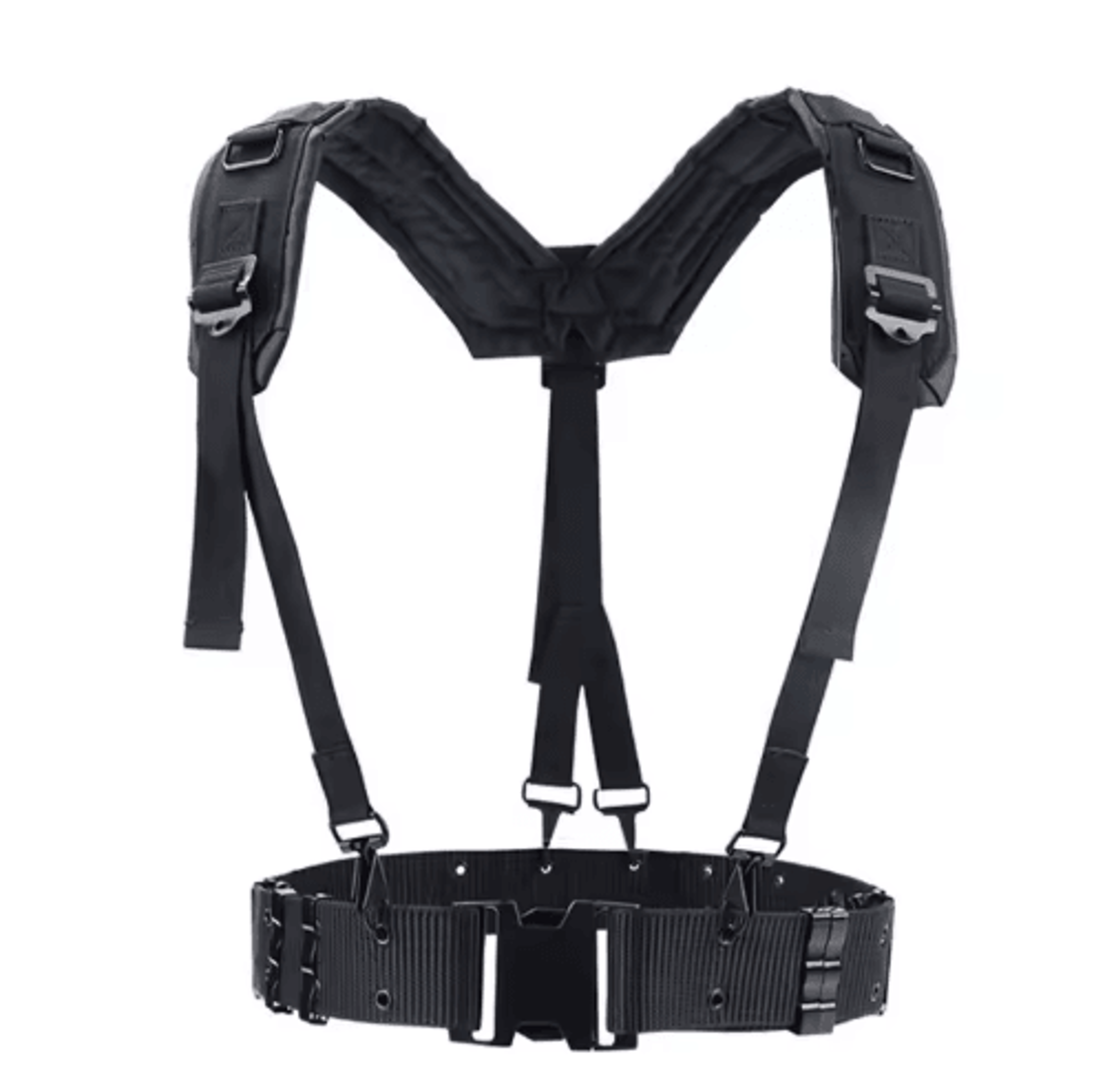 Mens YShaped Adjustable Outdoor Belt  Mountaineering Shoulder  Chest Support Strap 3
