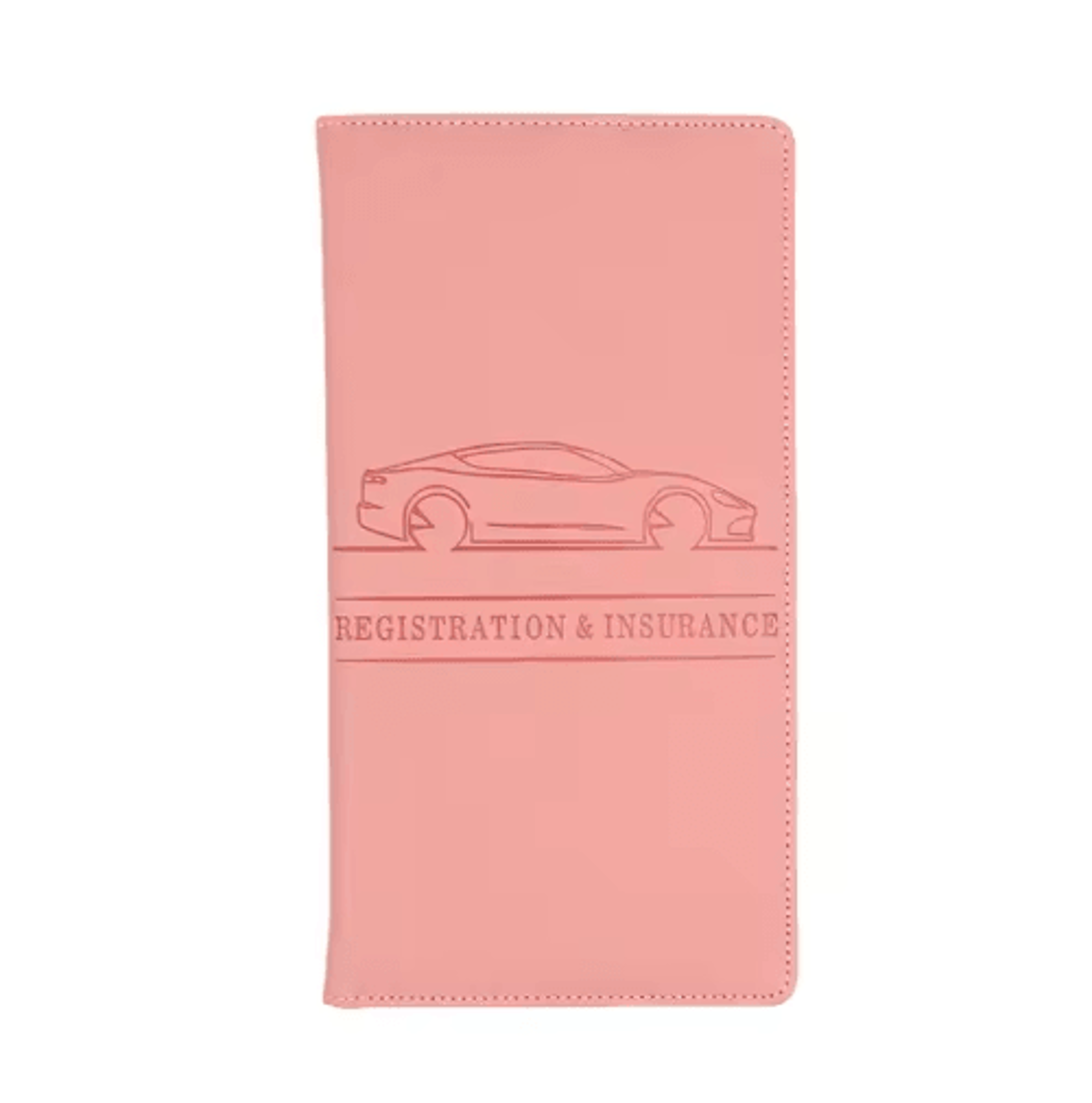 Leather Car Document Holder  Registration  Insurance Wallet With Card Storage 8