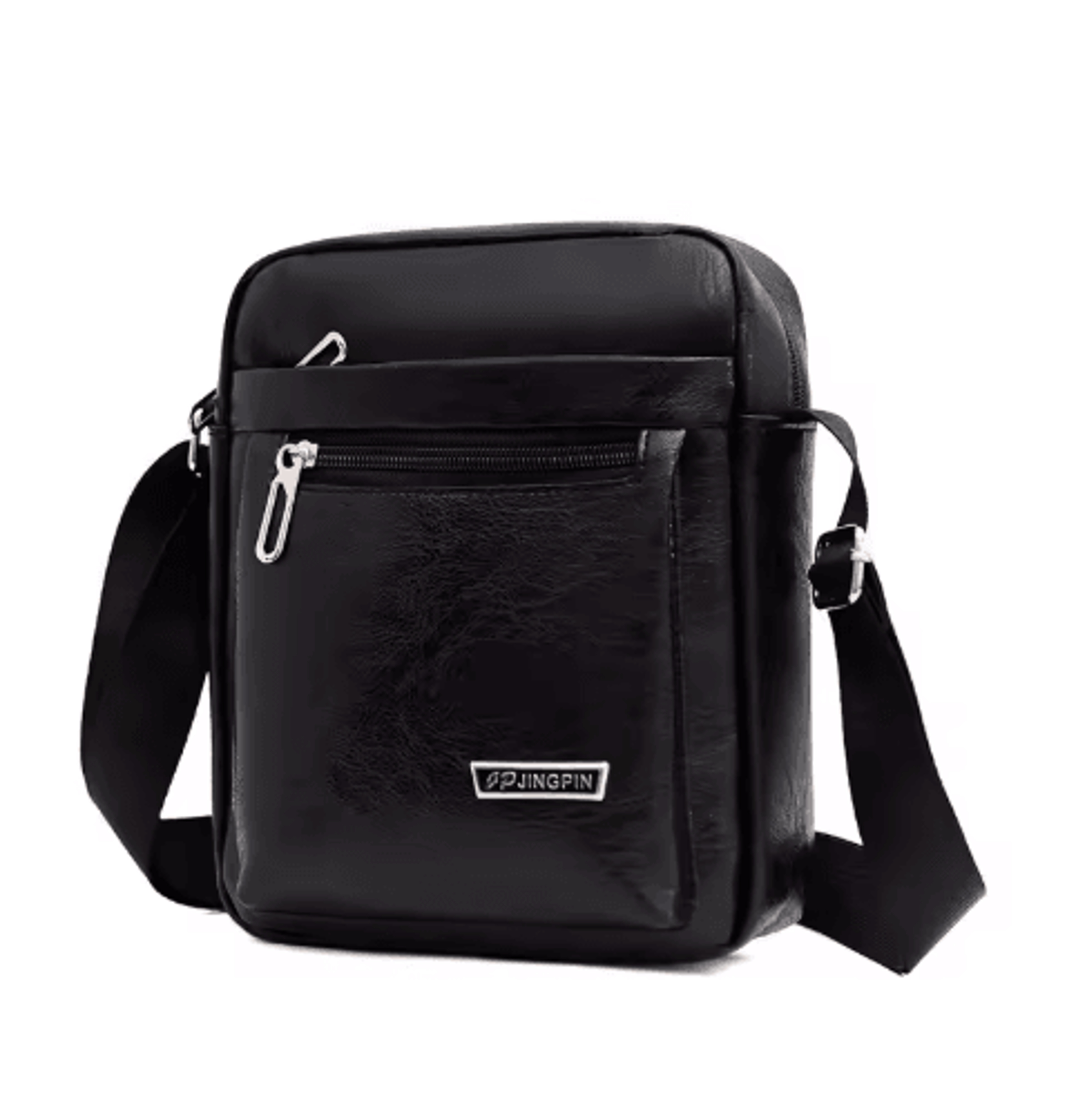 Mens PU Leather Shoulder Bag  Business Flap Crossbody Messenger Bag 2