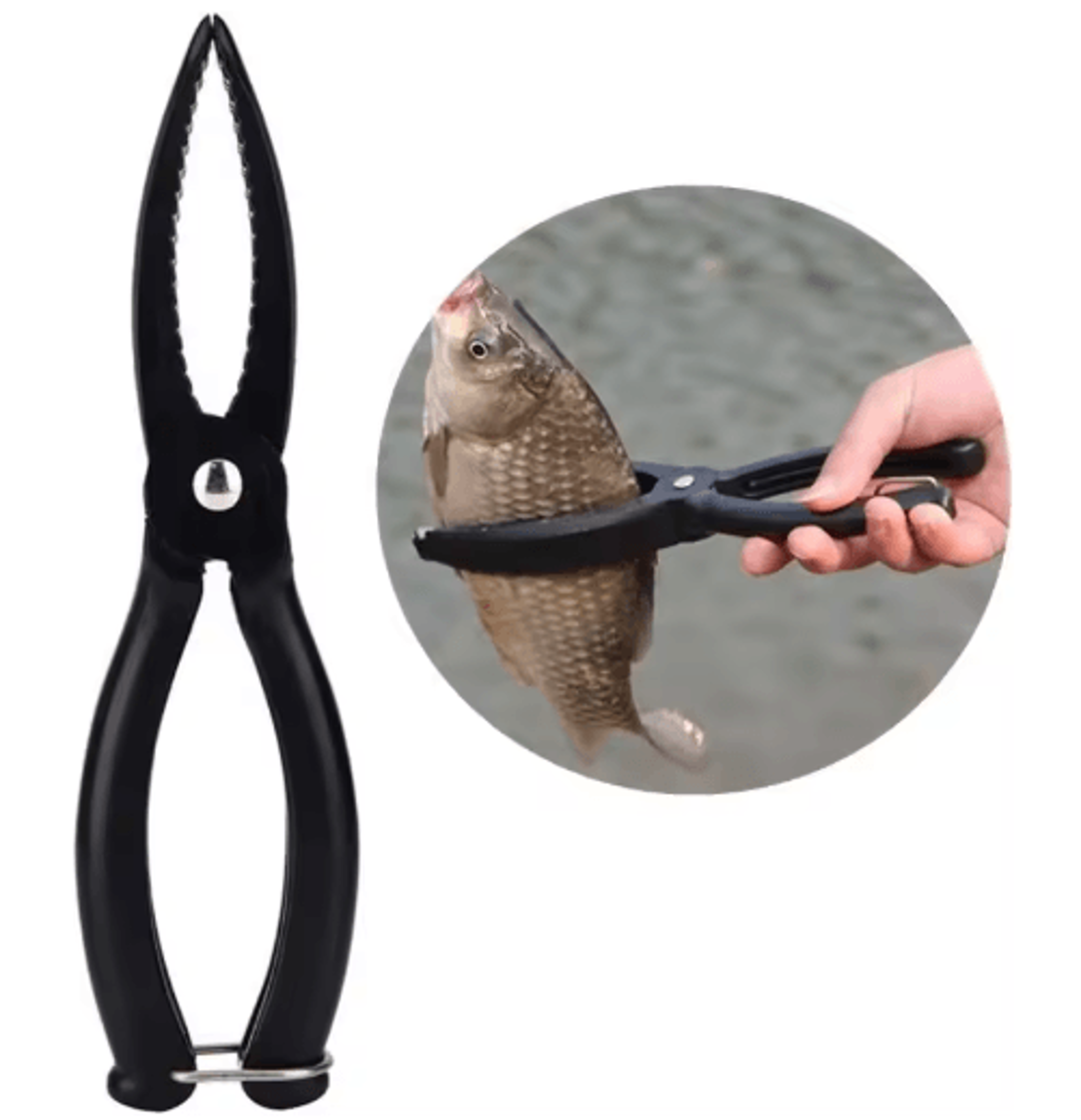 NonSlip Fishing Control Tongs  Secure Grip Tool For Safe Fish Handling 0
