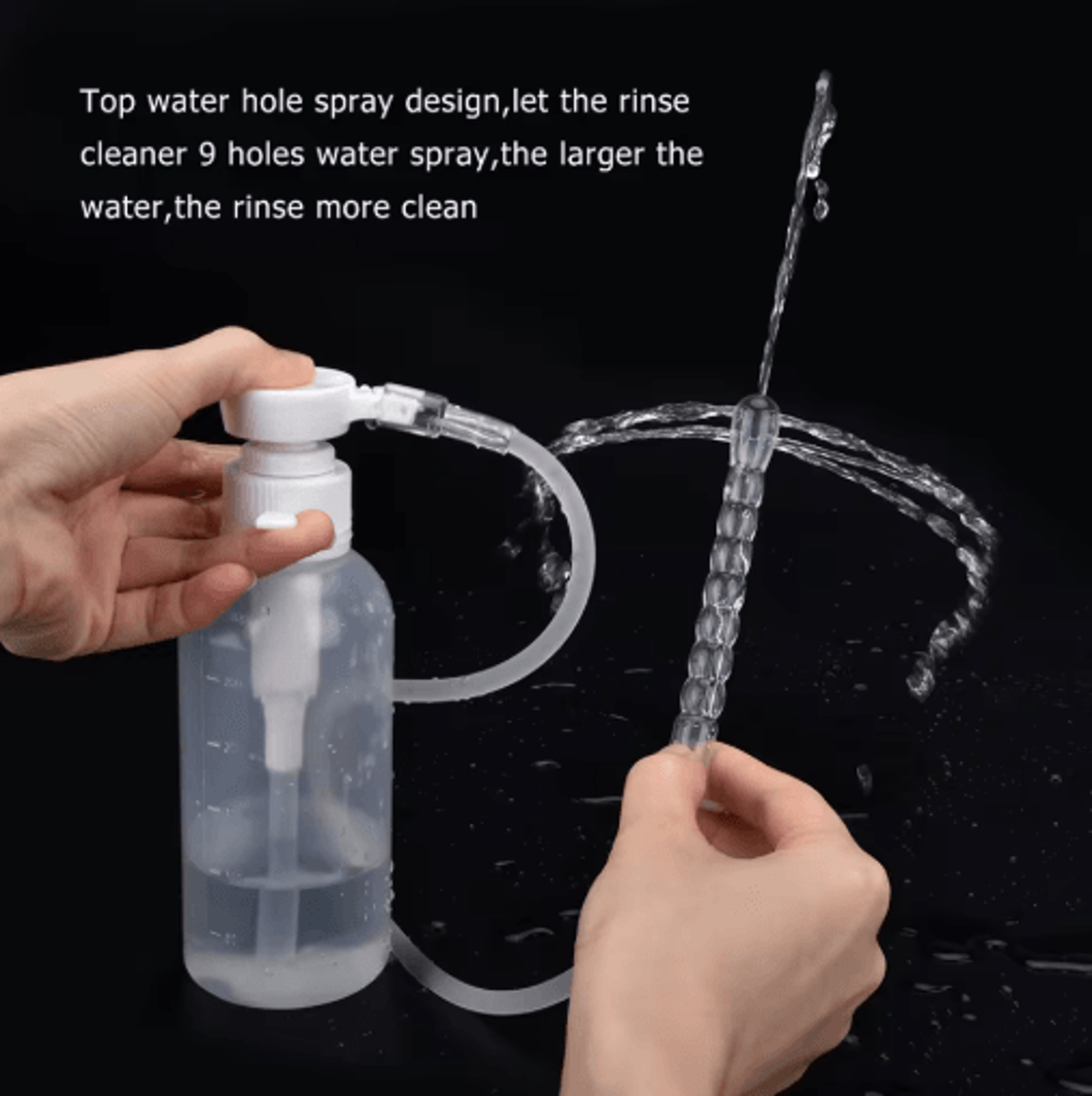 Reusable Vaginal  Anal Cleansing Syringe  300600ML Personal Hygiene Flushing Kit 6