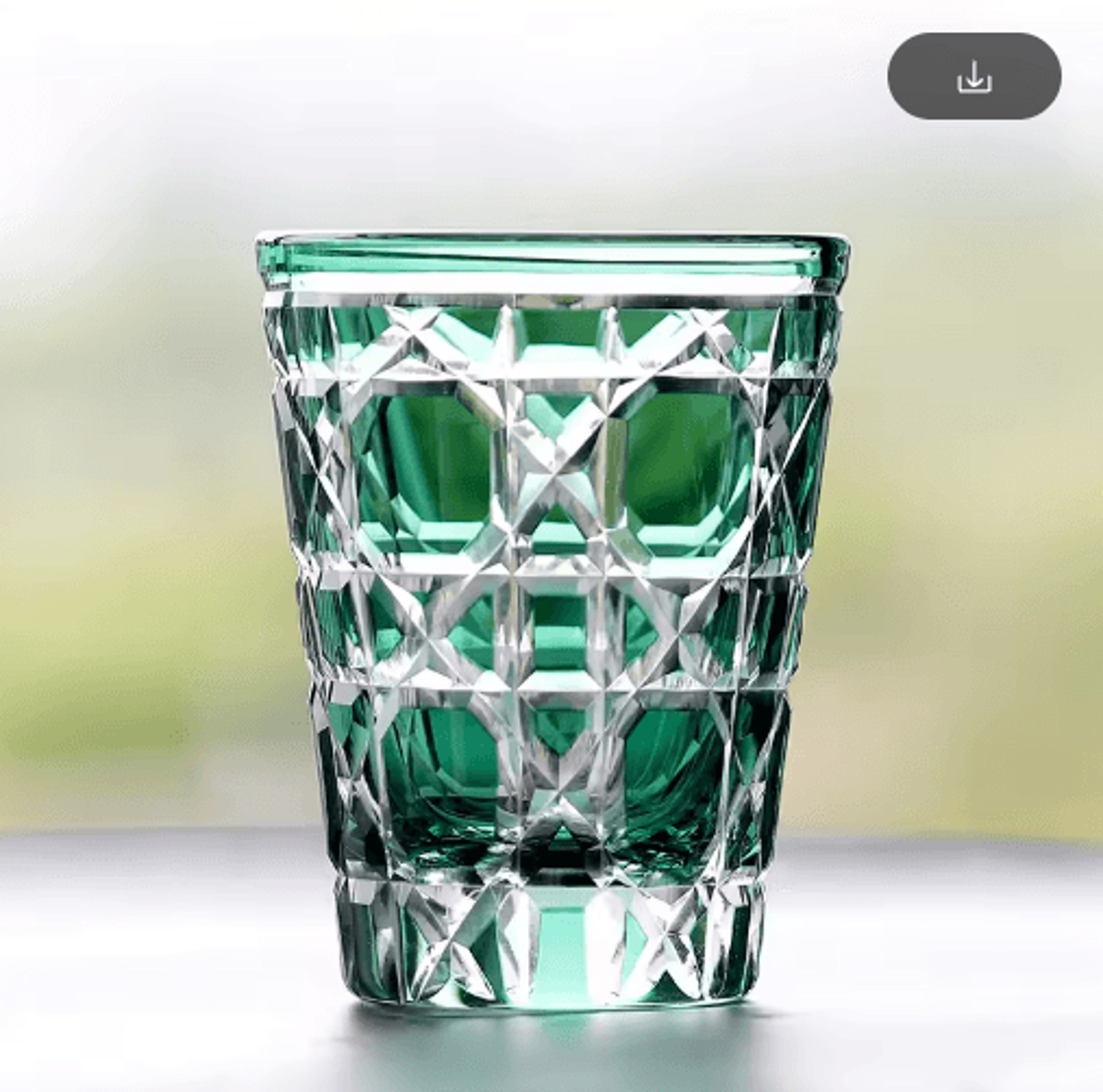 Hand Cut Multi Colored Cocktail Tumbler 260 Ml Colored Whiskey Glass For Coffee Water And Spirits 2